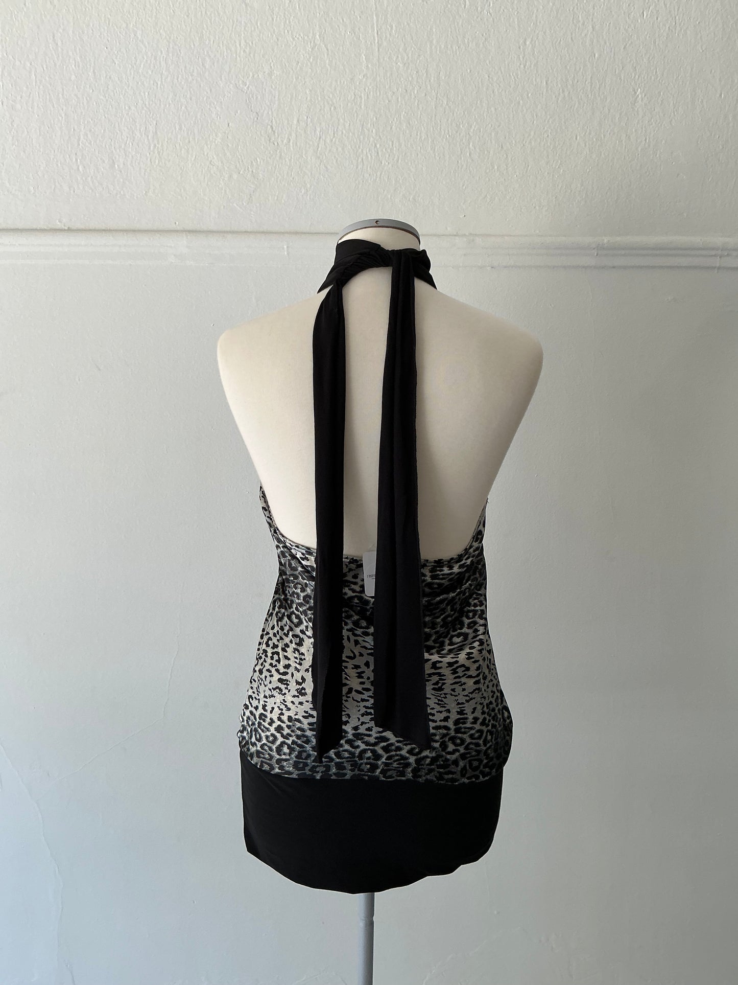Animal print mini dress
