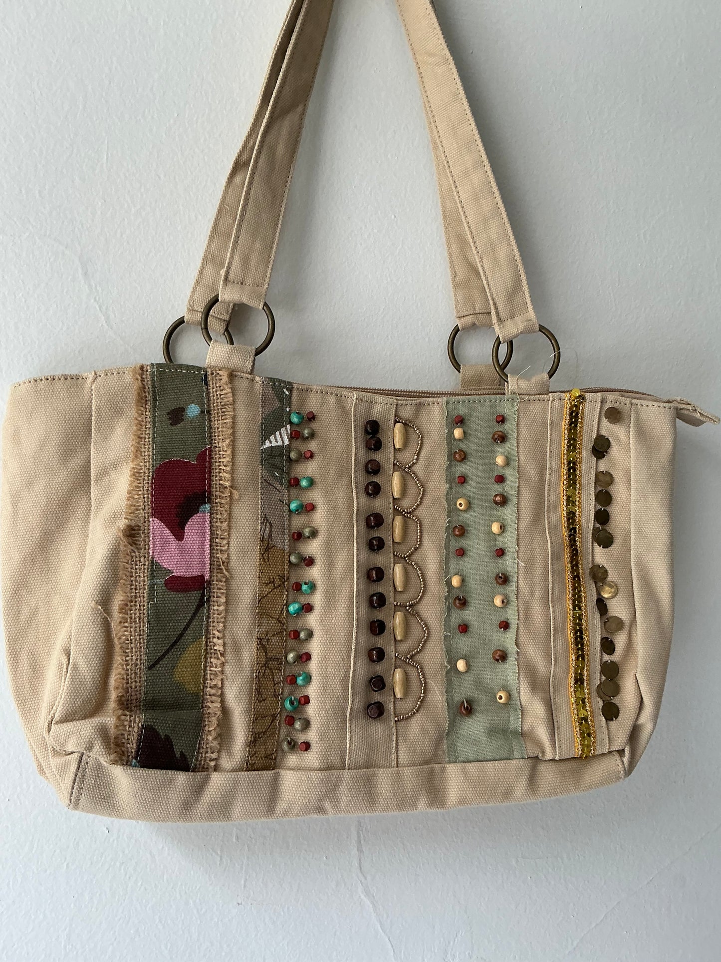 Boho summer shoulder bag