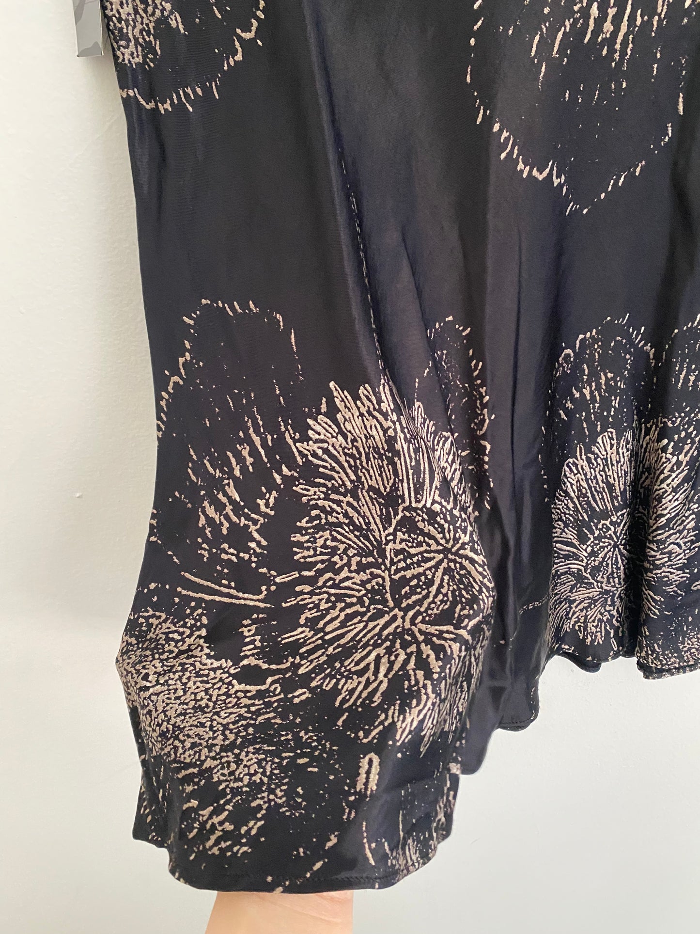 Ysatis satin midi skirt