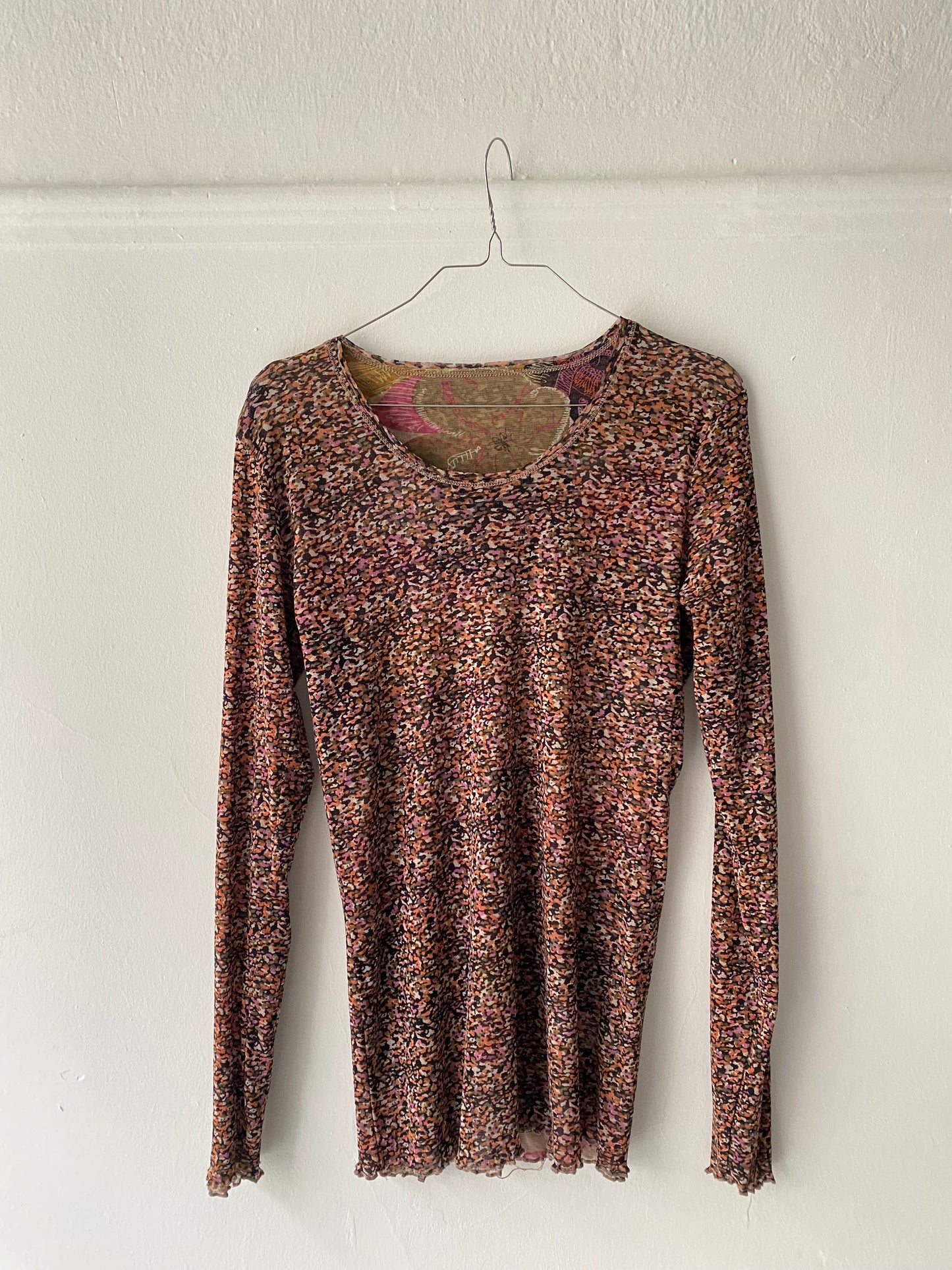 Vintage colourful reversible longsleeve