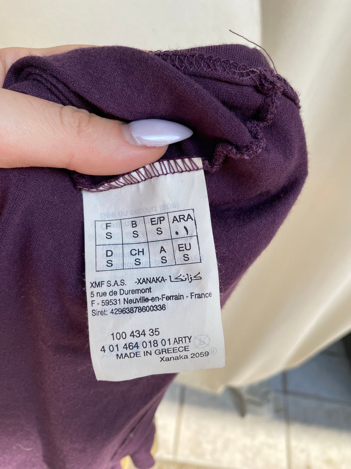 Y2K deep purple cami top with shimmery details