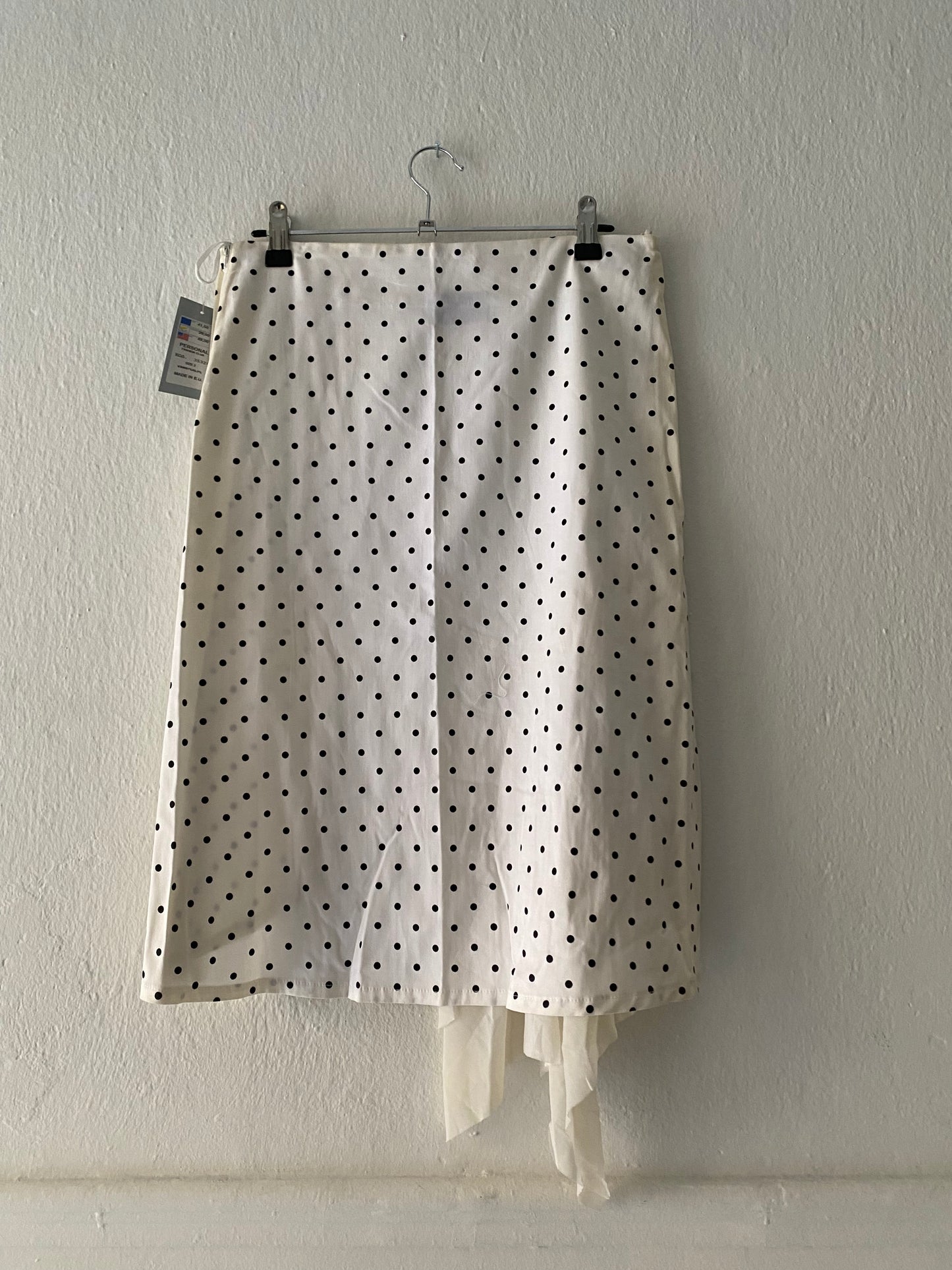 Personal polka asymmetrical skirt