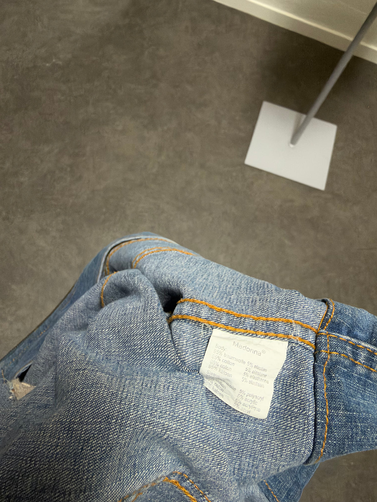 Y2K Denim & Knit Zip Up Jacket