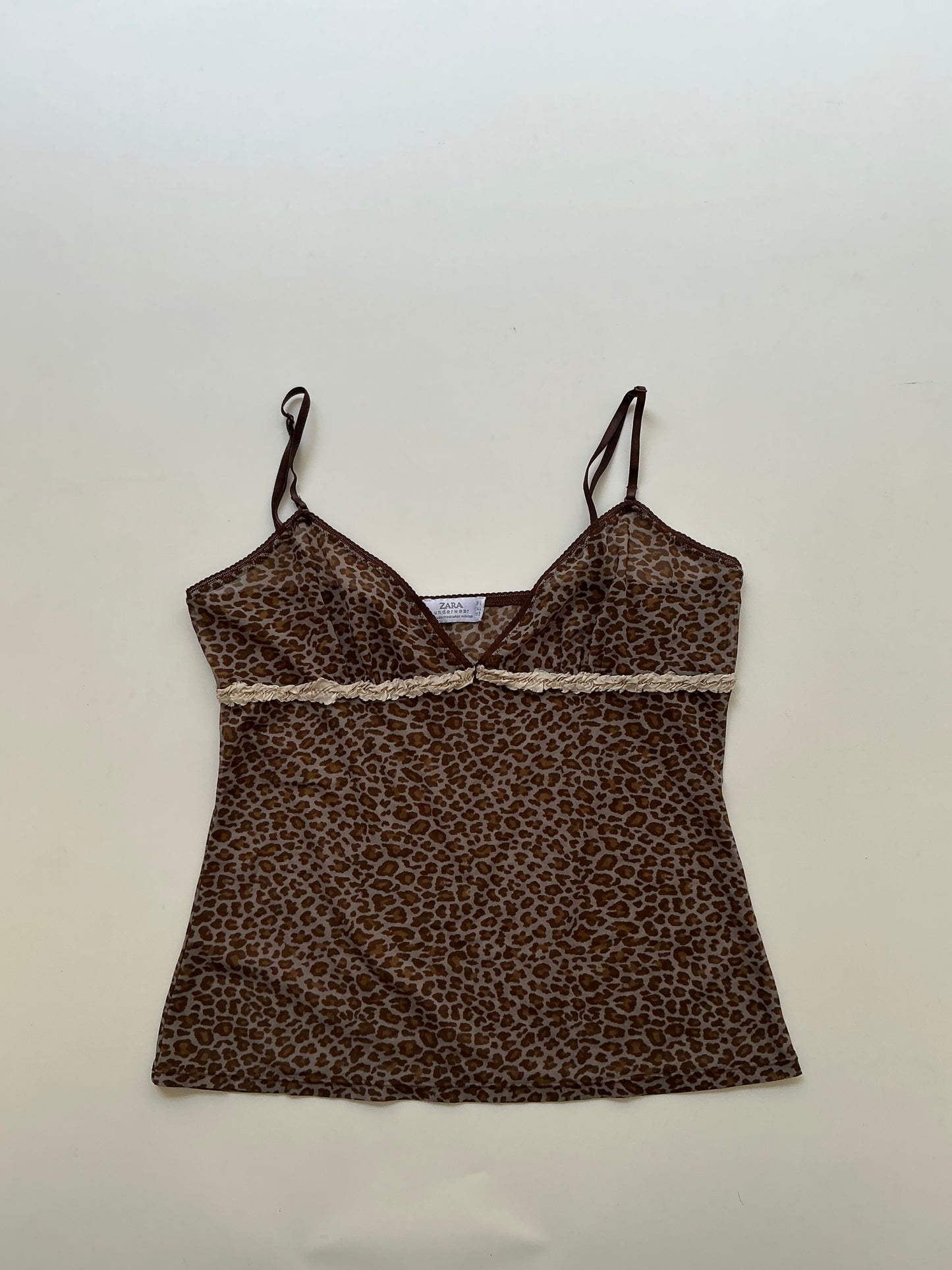 Animal print top
