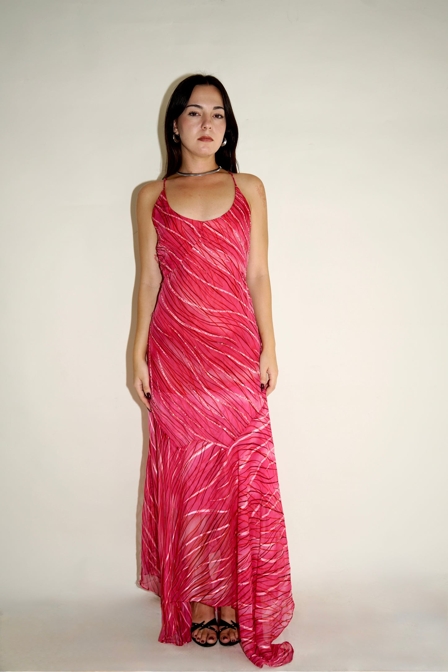Vintage fairy silk dress