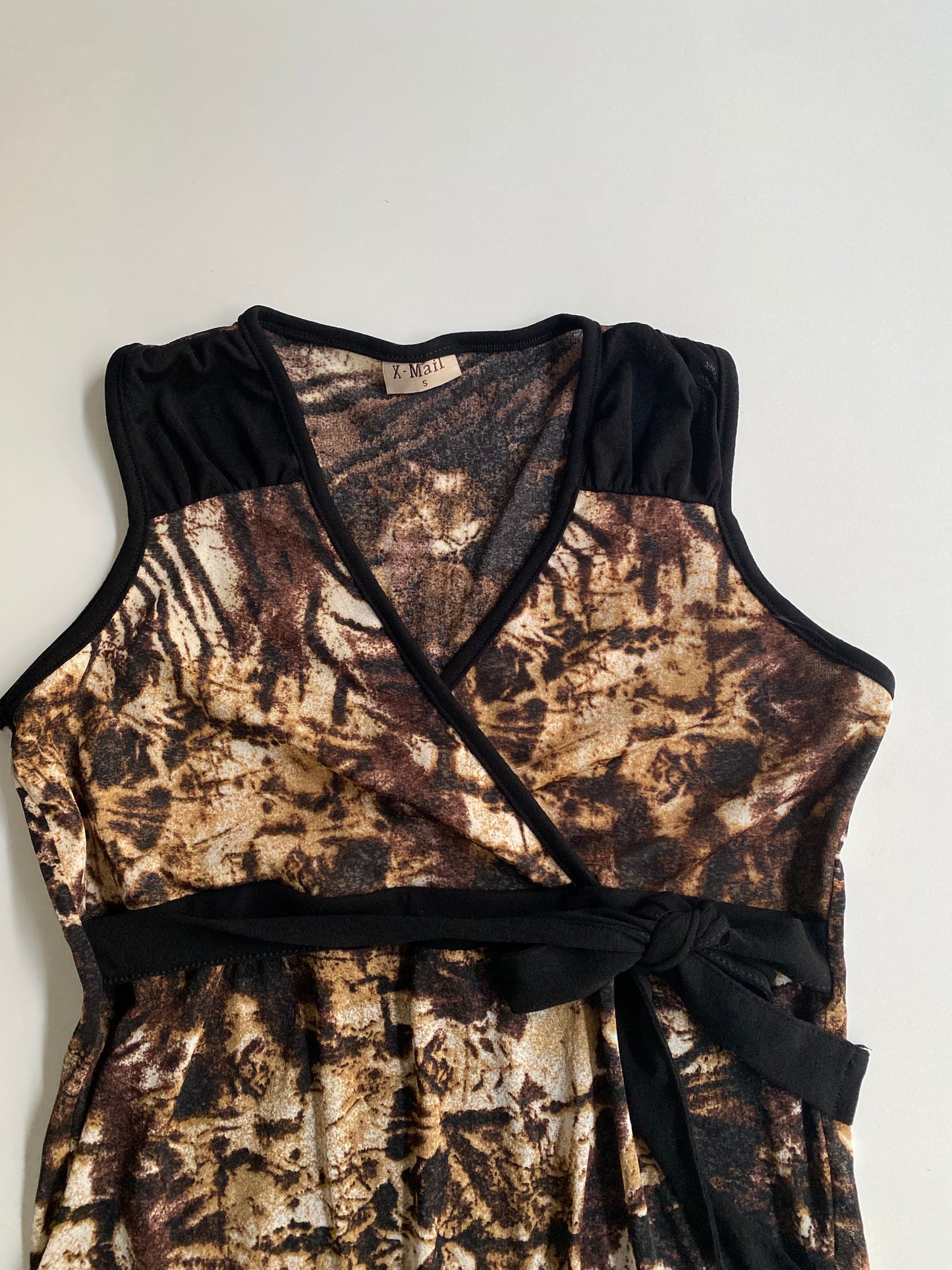 Animal print y2k tank top