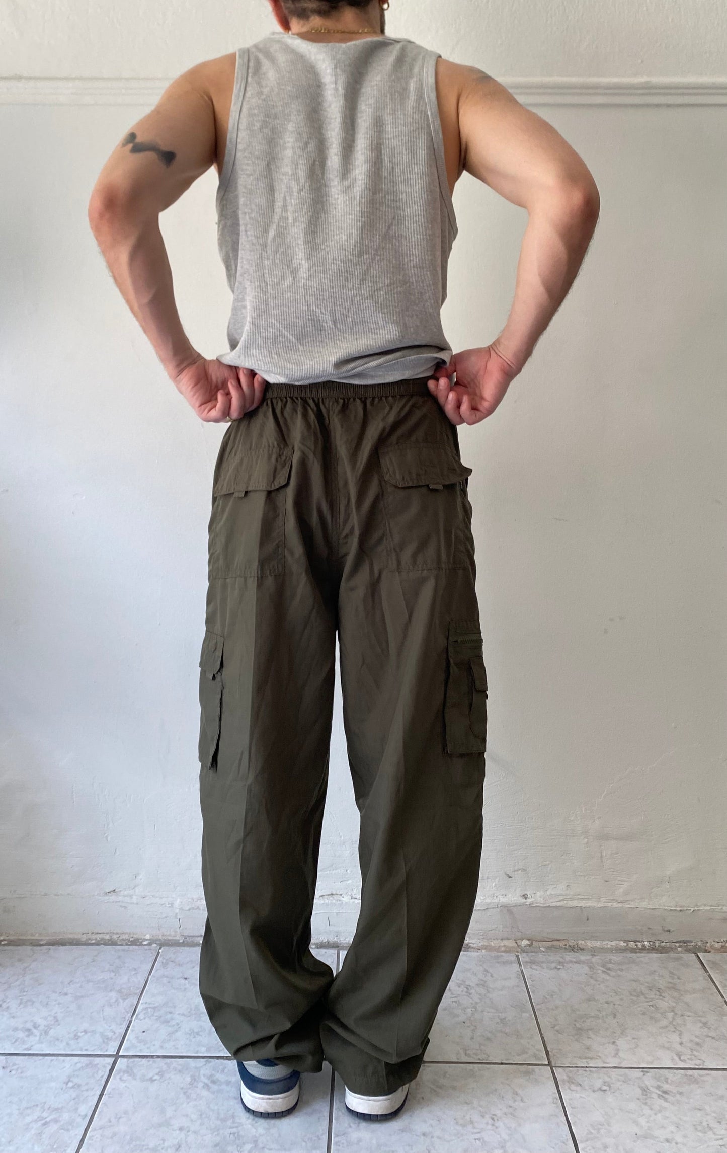Vintage lightweight khaki cargo pants