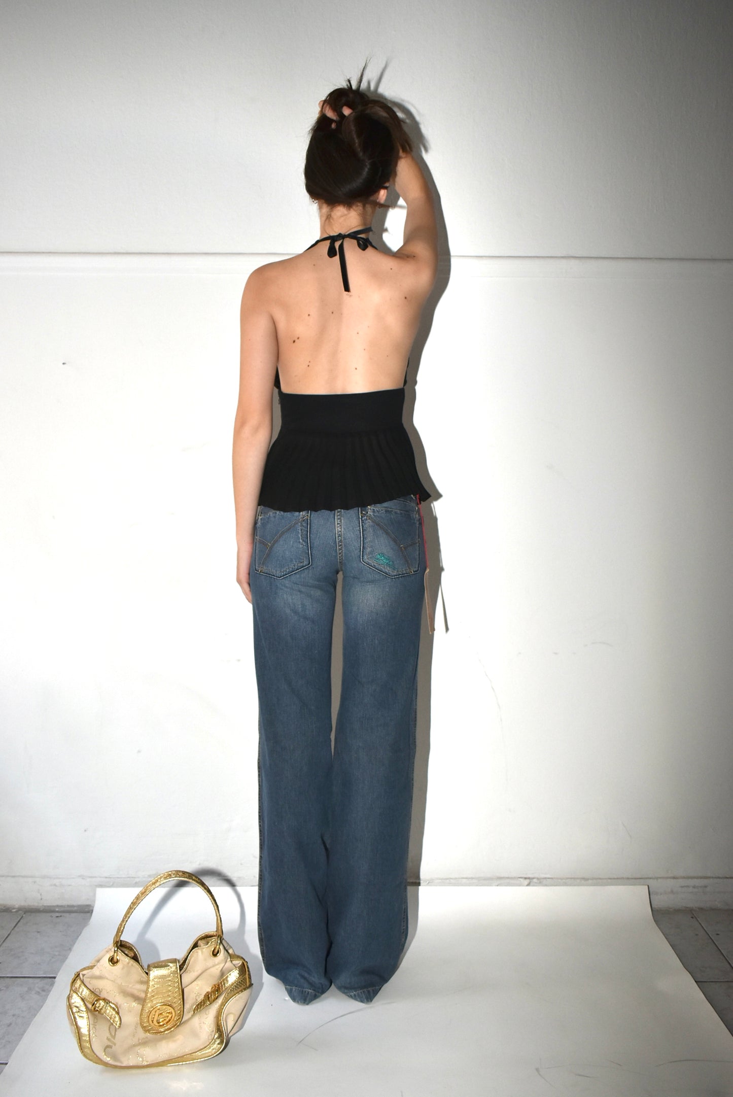 Attrattivo low rise Deadstock jeans