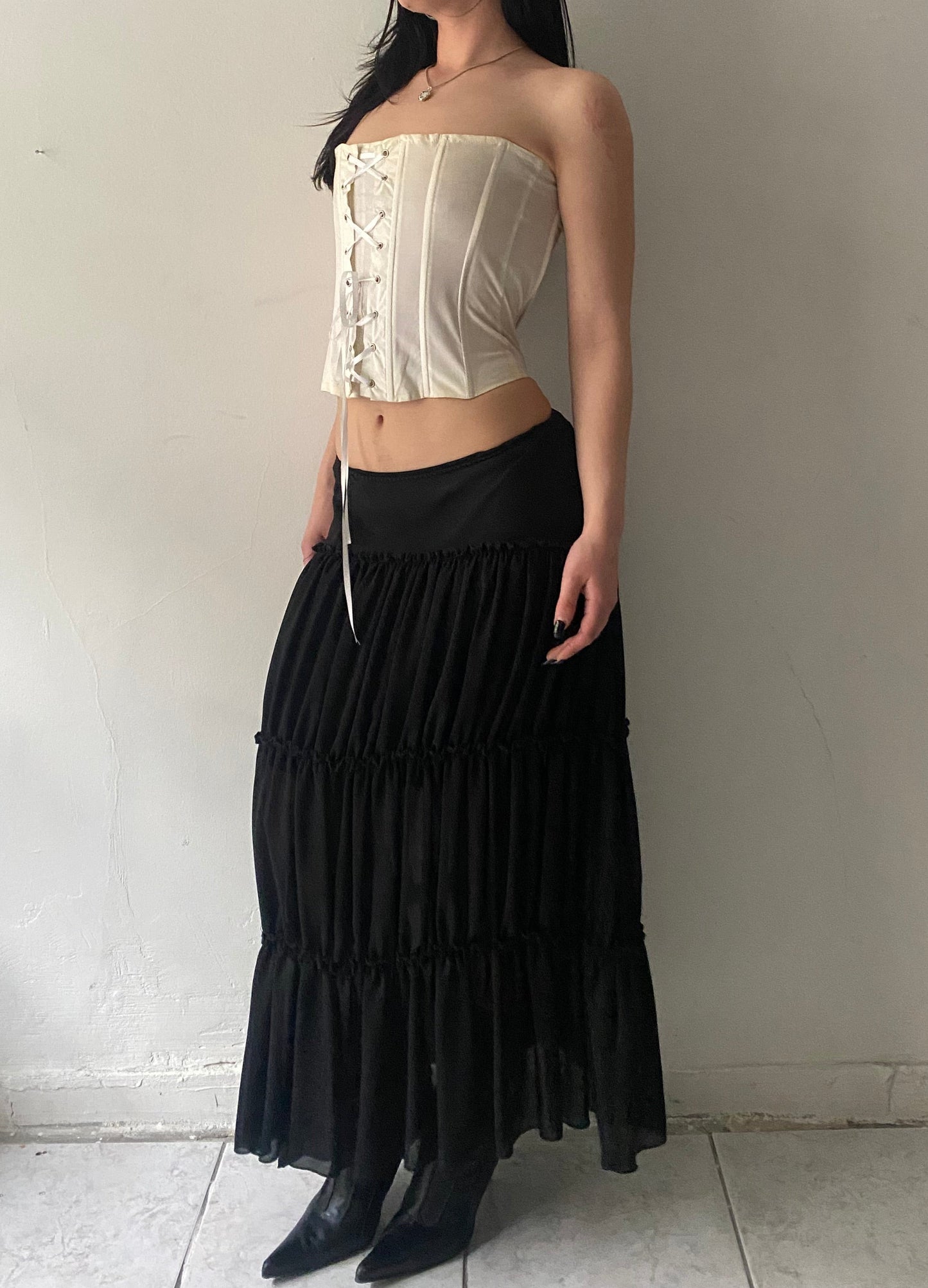 Deadstock Black fairy Skirt