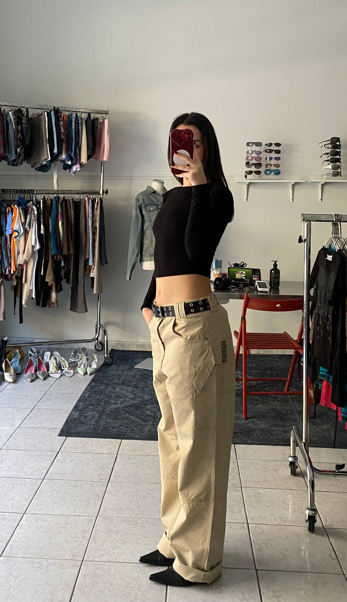 Deadstock cargo cotton pants