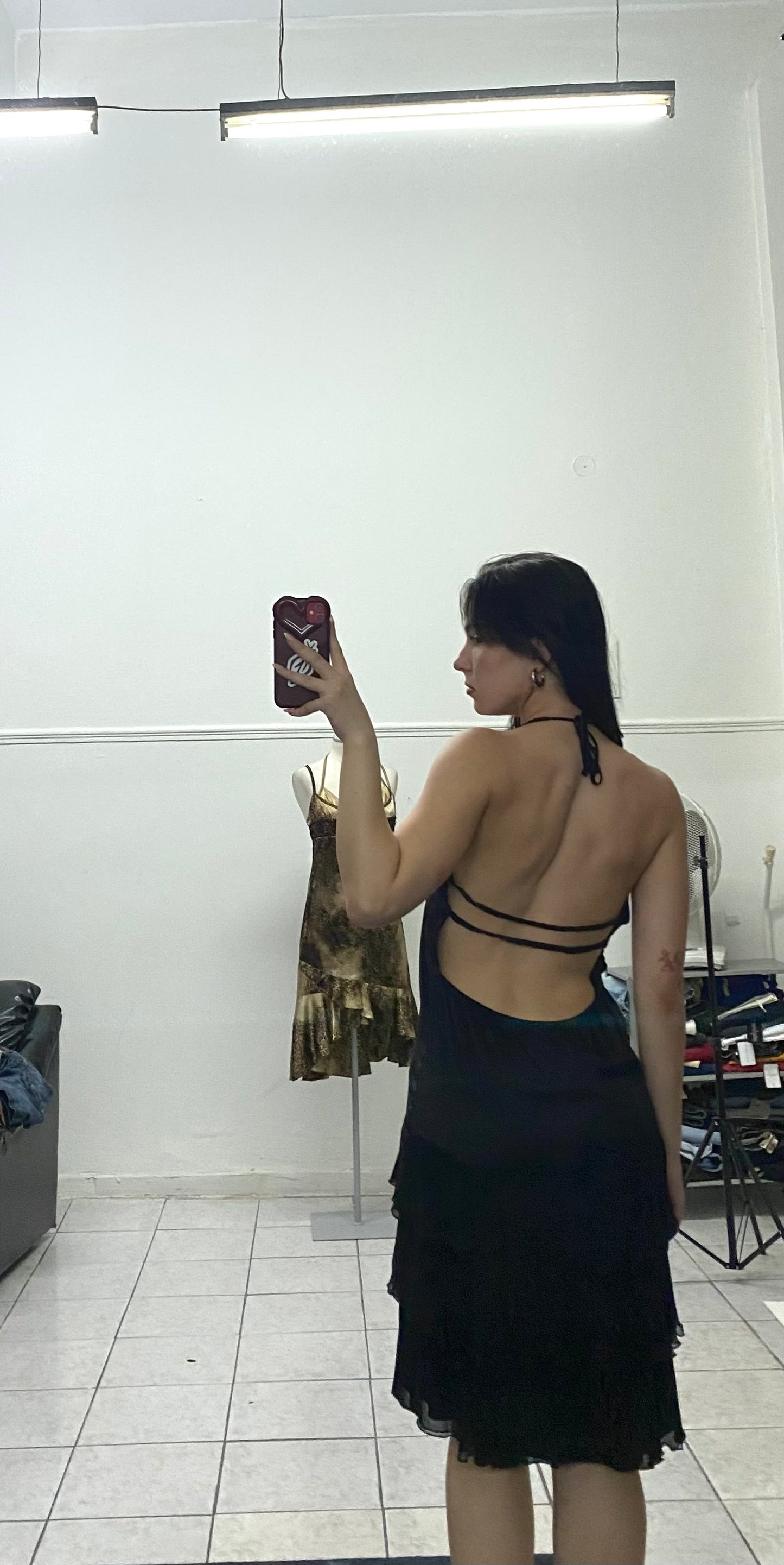 Deadstock 100% silk dress