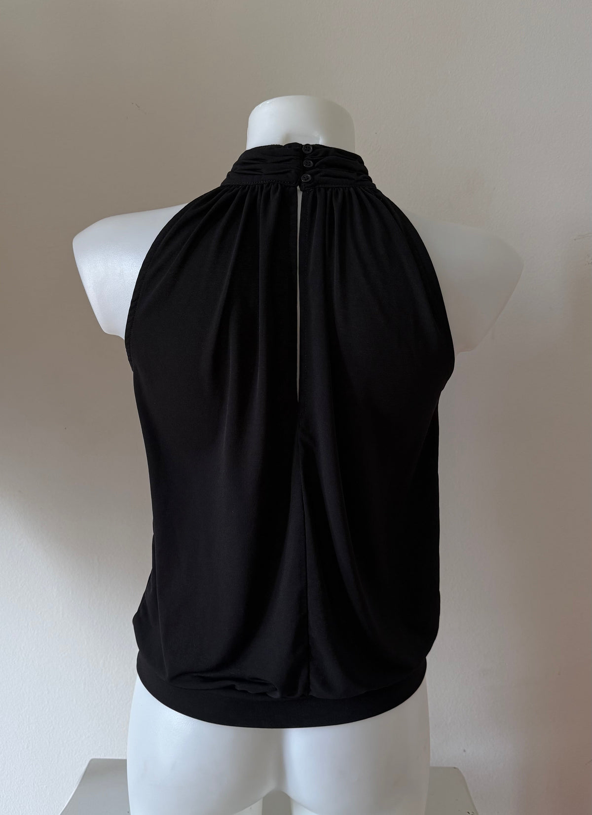 Vintage high neck sleeveless top