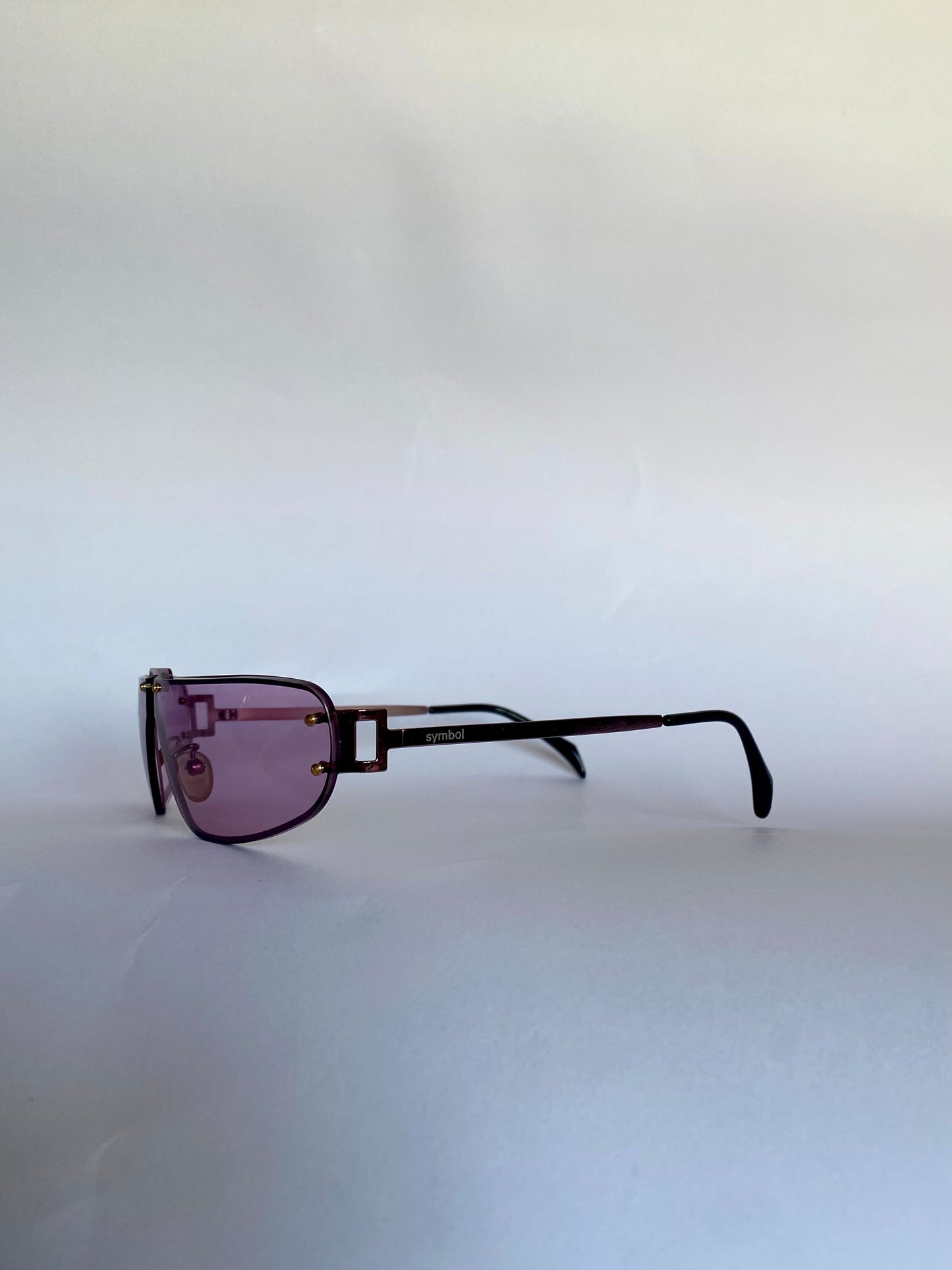 Vintage Y2k symbol pink sunglasses