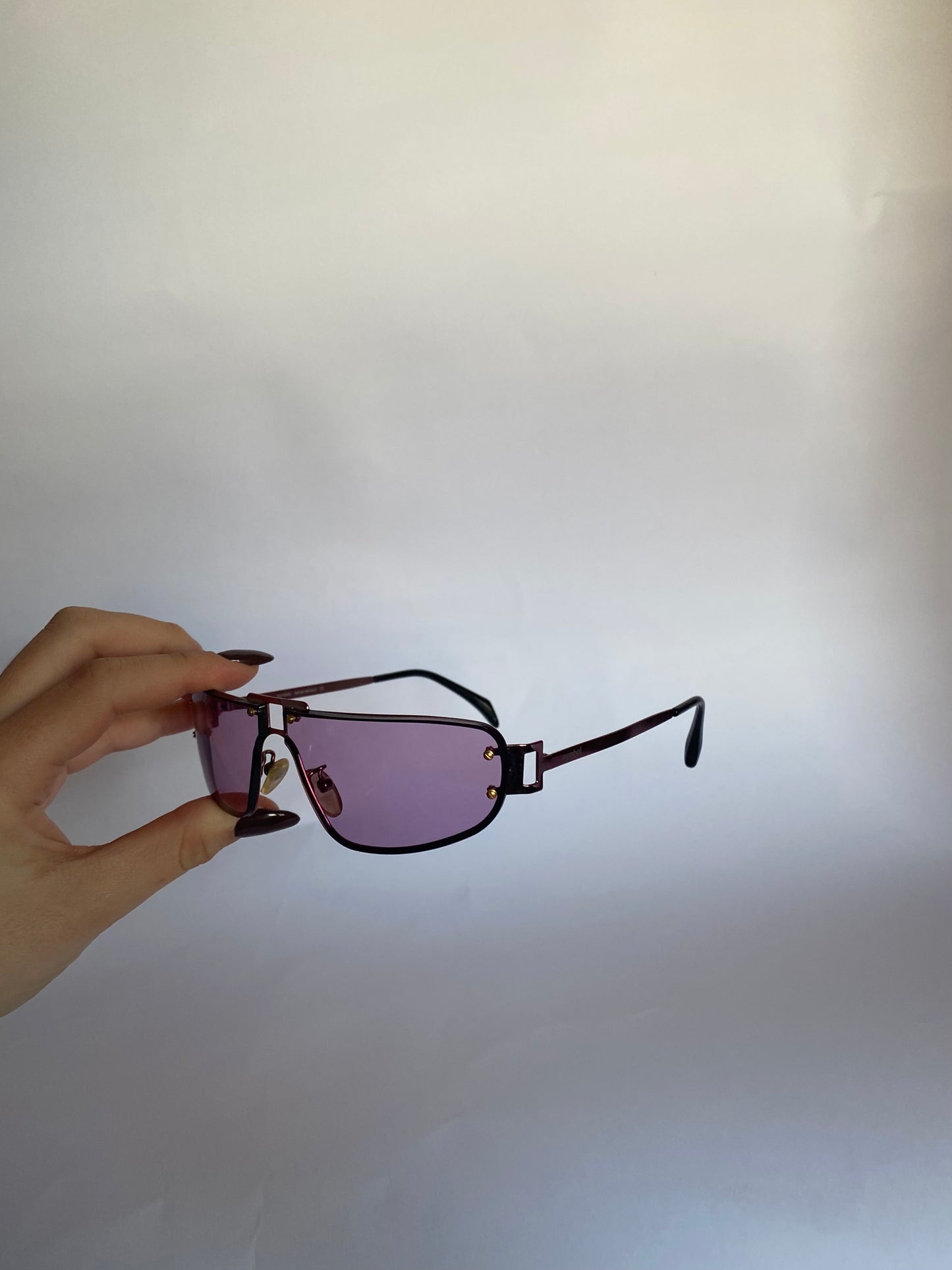 Vintage Y2k symbol pink sunglasses