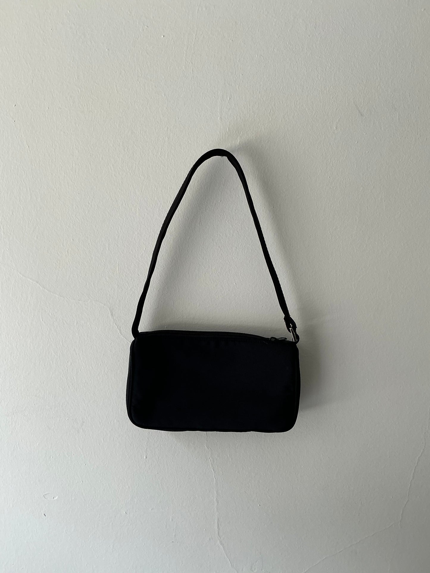 Black sequin handbag