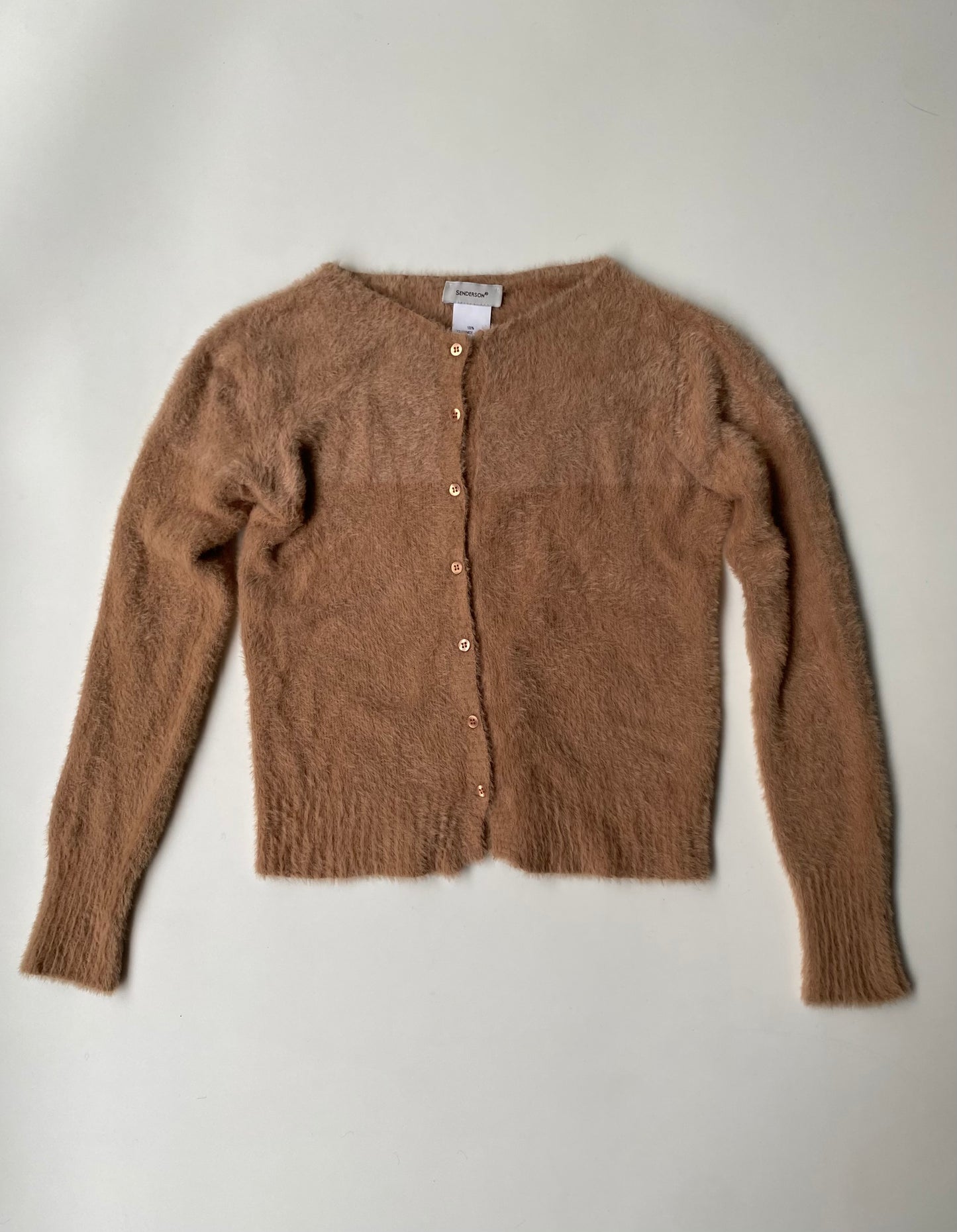 Cropped Camel cardigan
