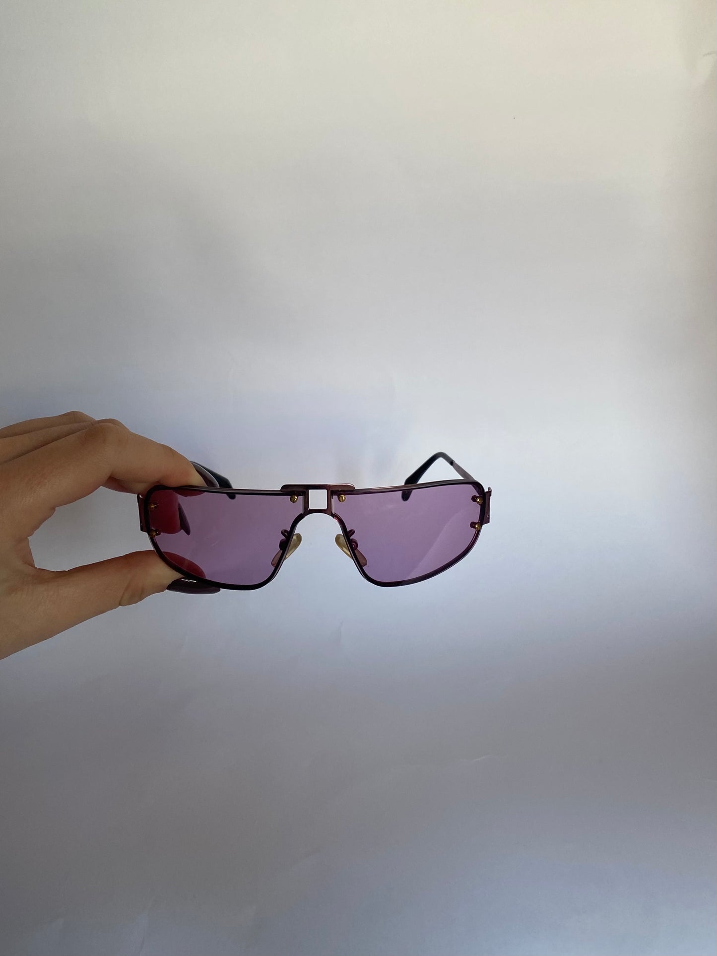 Vintage Y2k symbol pink sunglasses