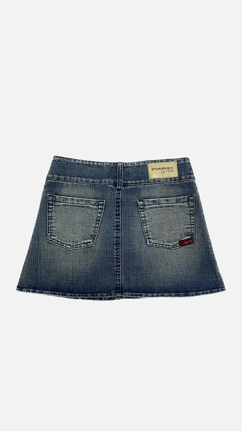 Deadstock Denim mini skirt