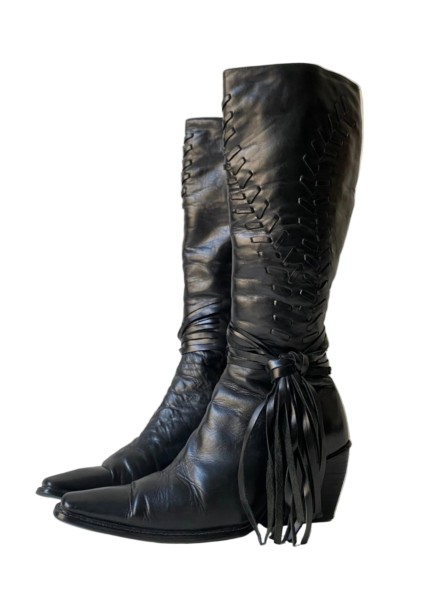 Leather Western Boots