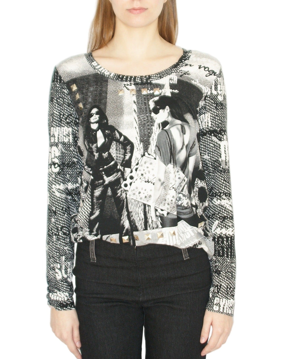 Vintage graphic longsleeve top