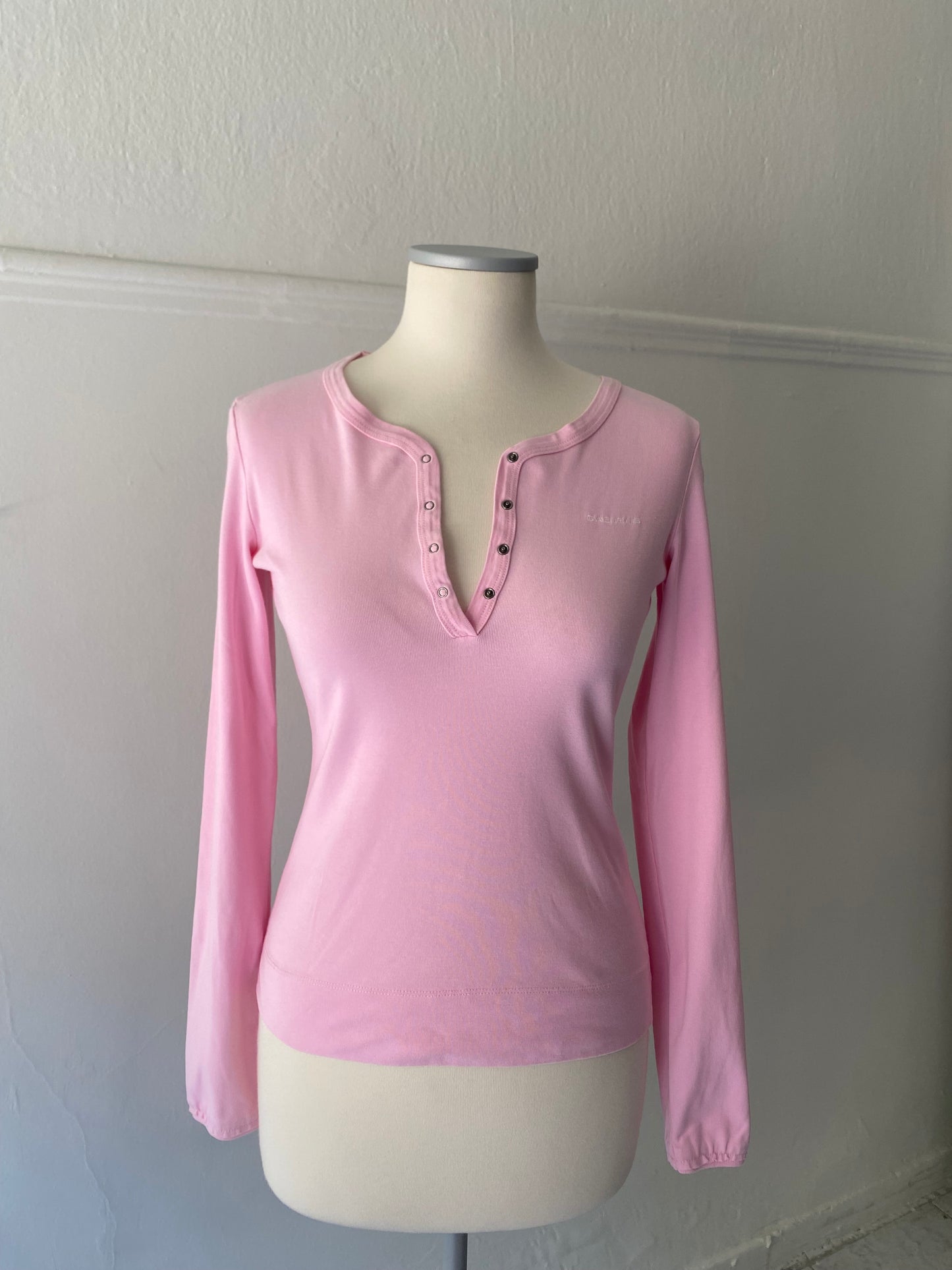 Y2k soft pink long sleeve