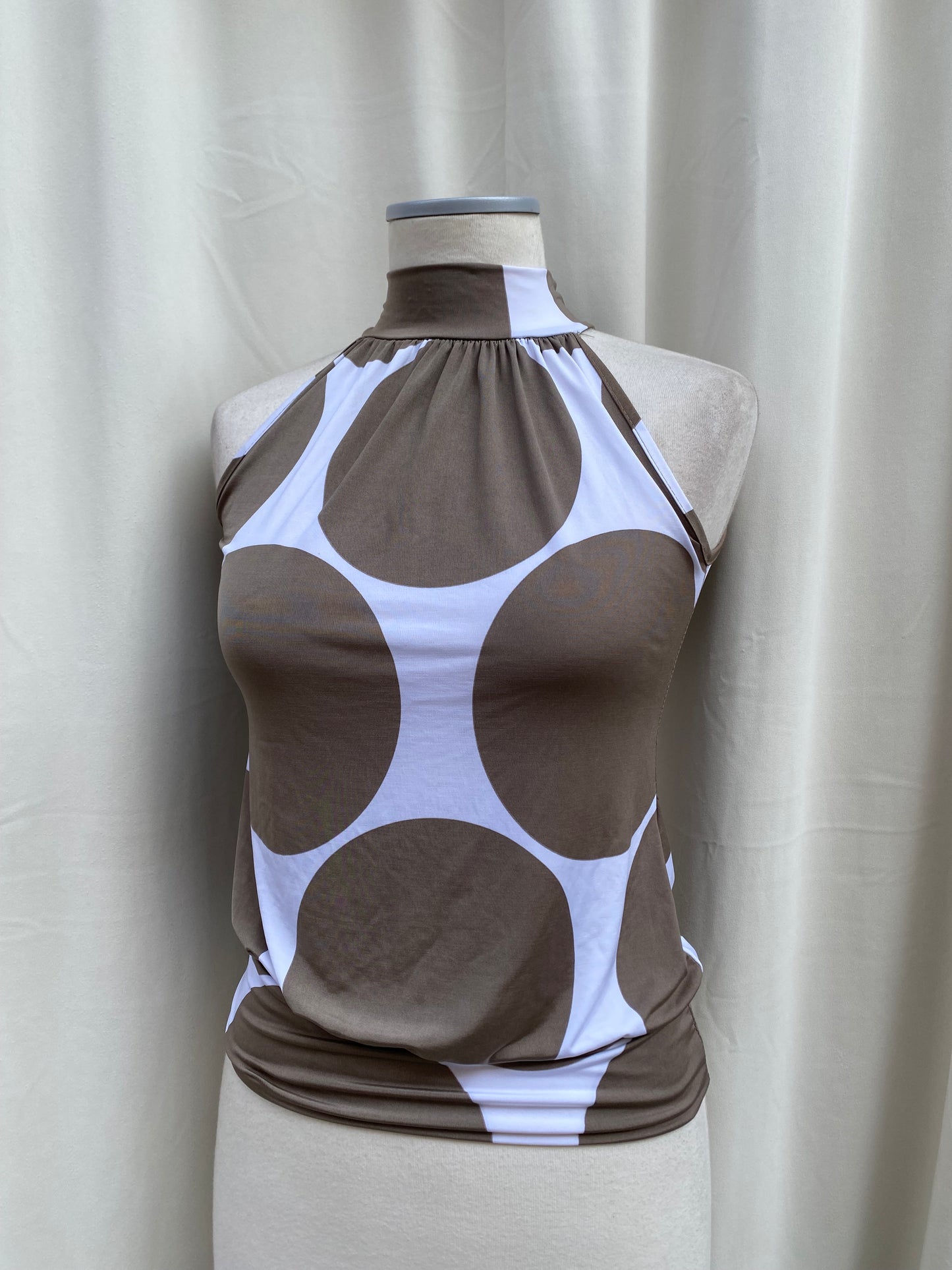 Vintage high neck top