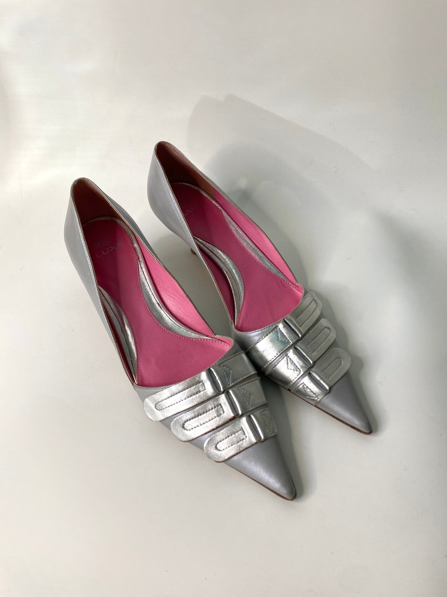 Vintage silver heels