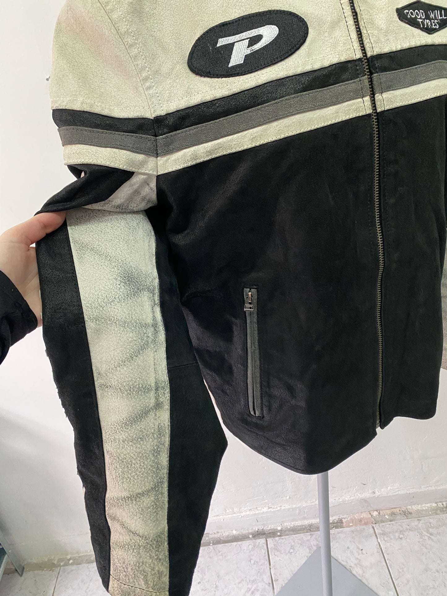 Vintage Leather racer jacket