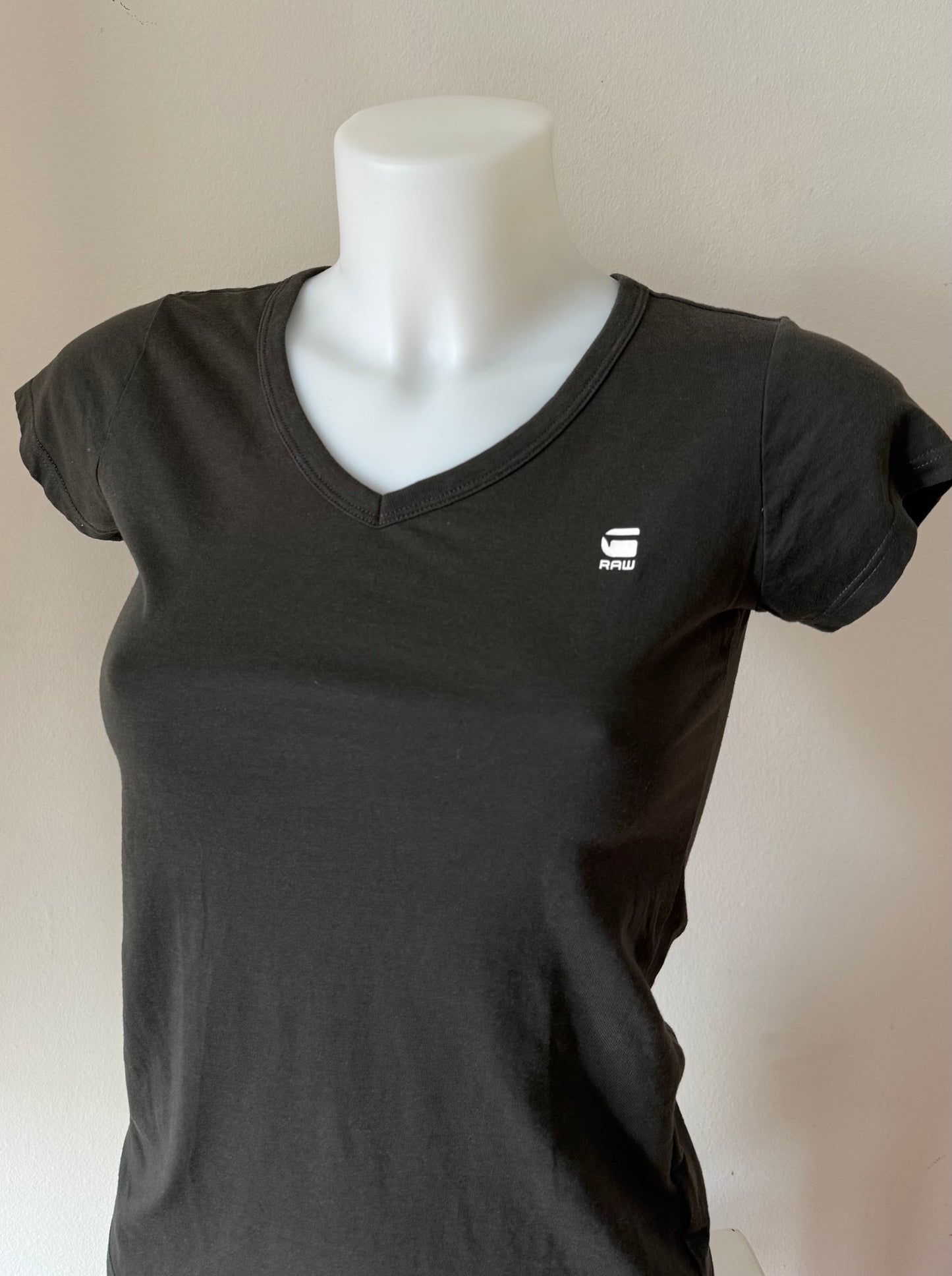 G-Star Raw V Neck fitted top