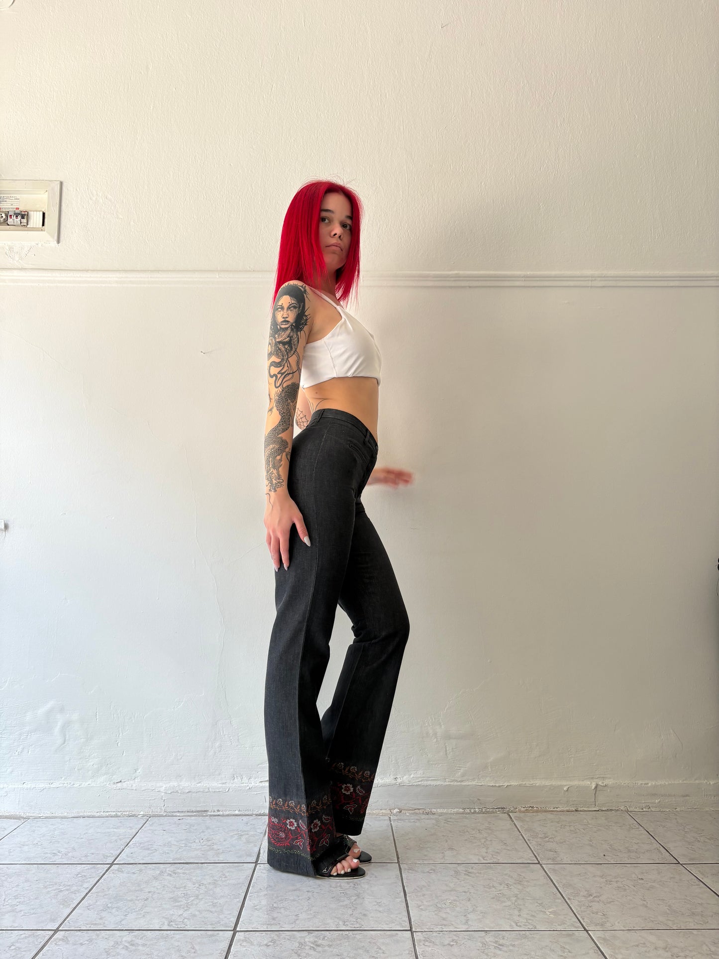 Bylot Goddess flower pants