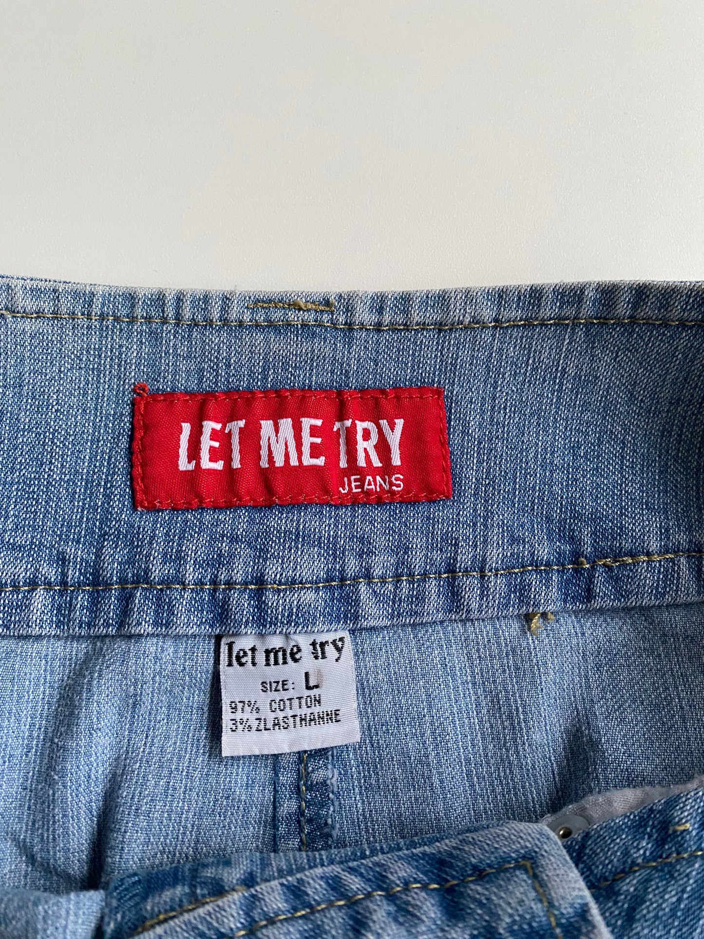 Deadstock denim skirt