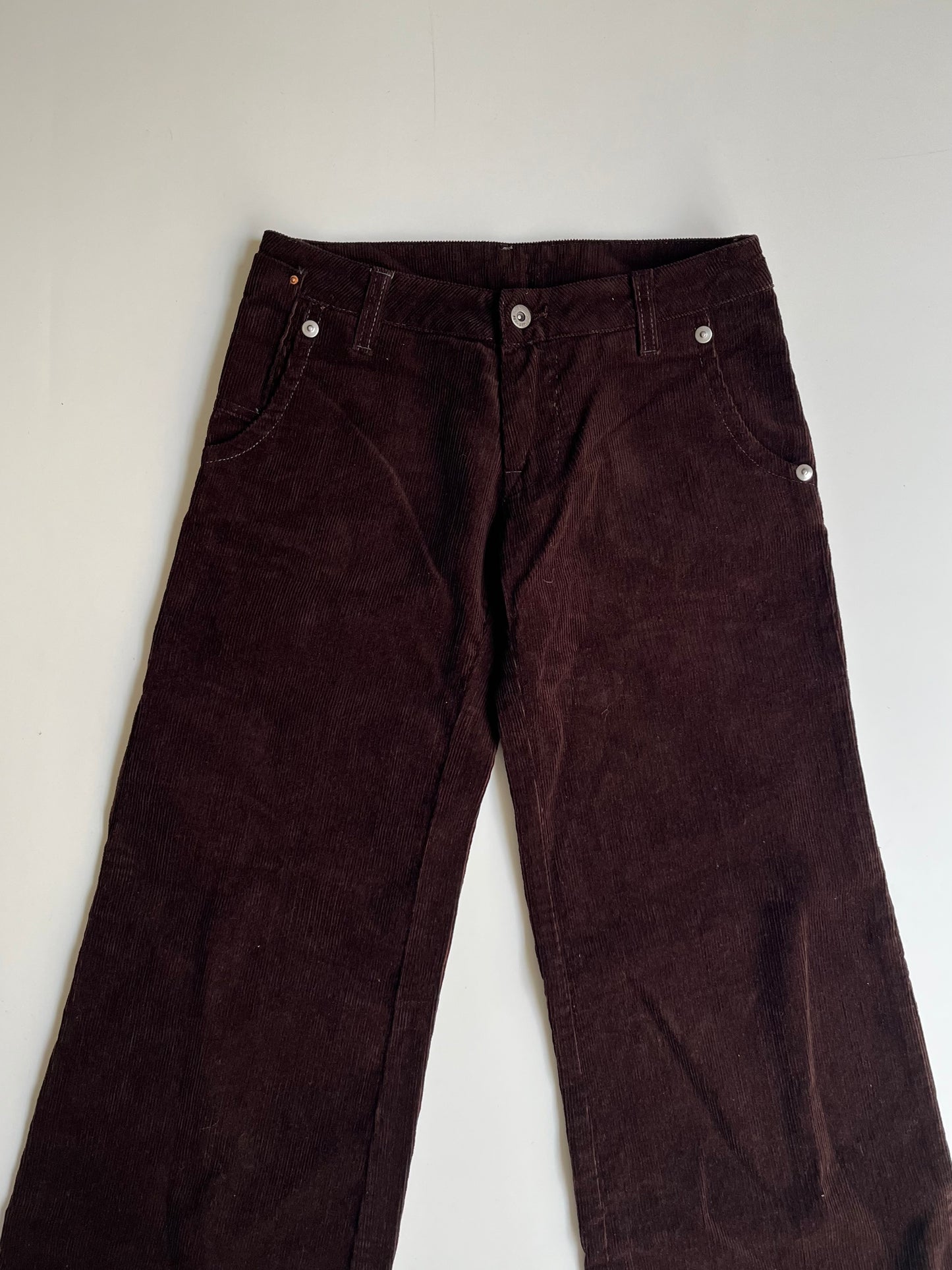 Deadstock brown corduroy cargo pants