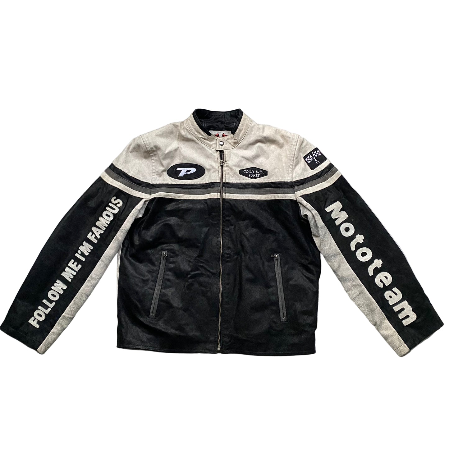 Vintage Leather racer jacket