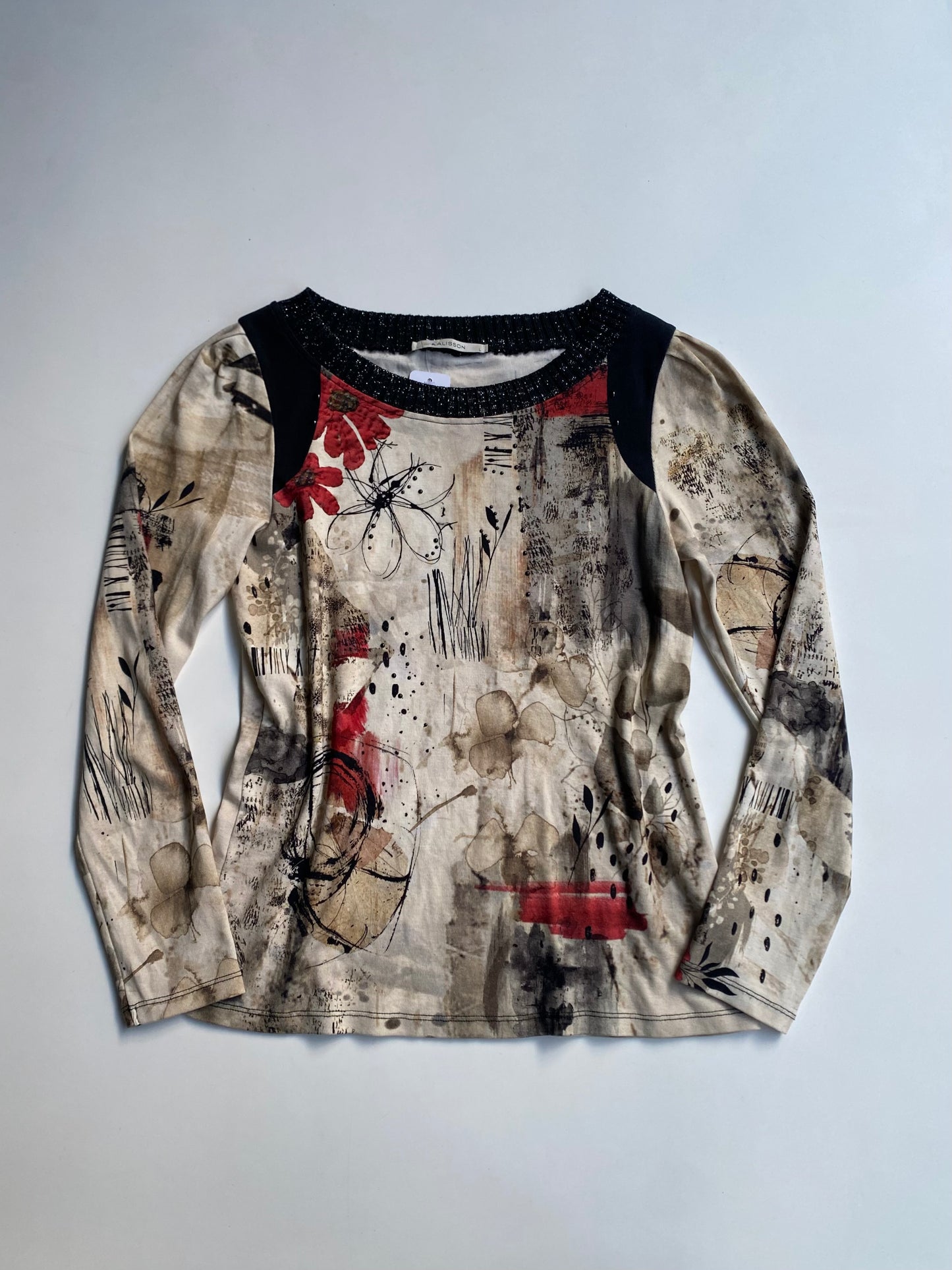 Vintage graphic long sleeve top