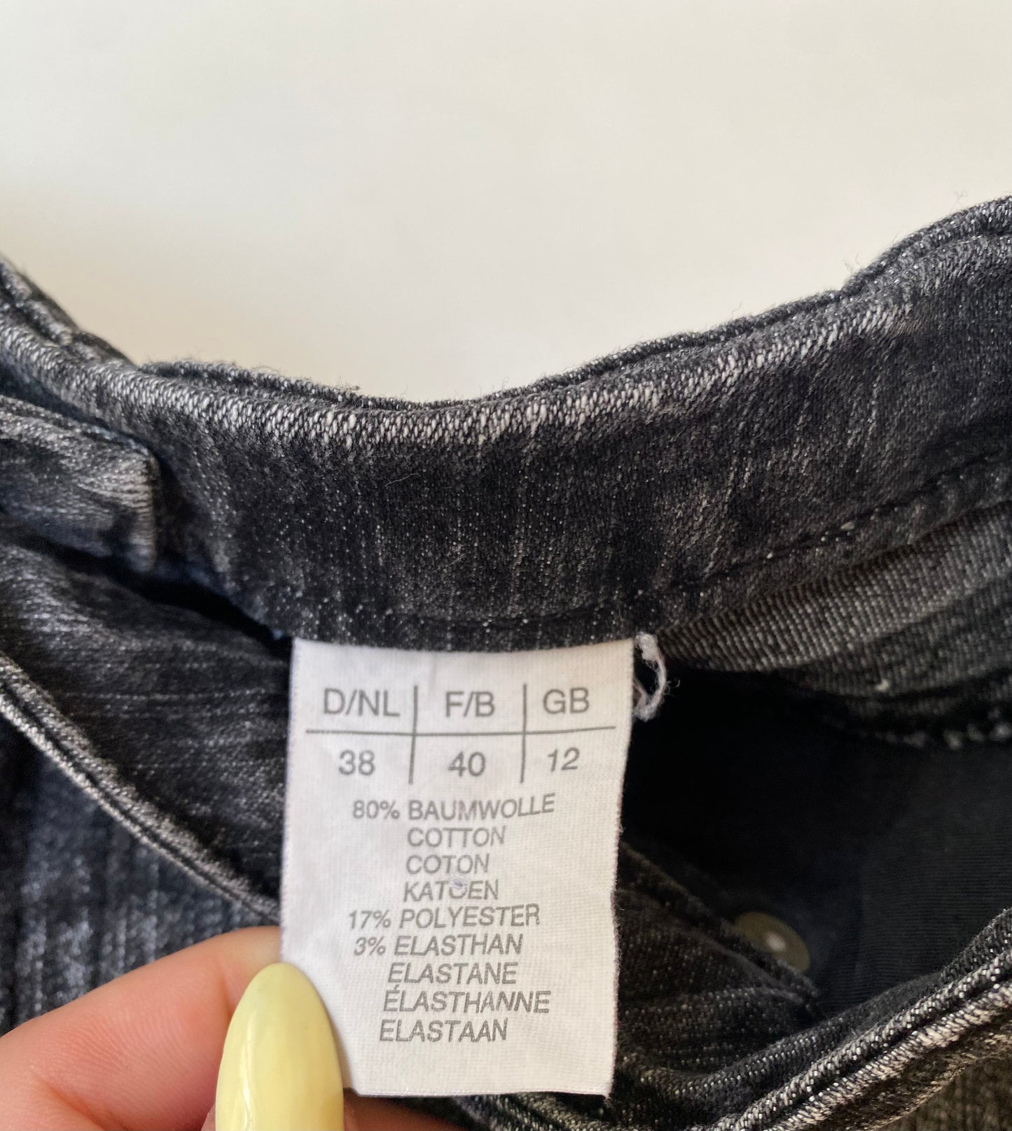 Y2K Washed mini skirt