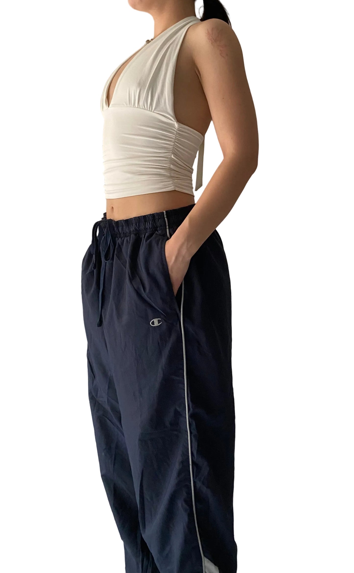 Vintage Champion baggy track pants