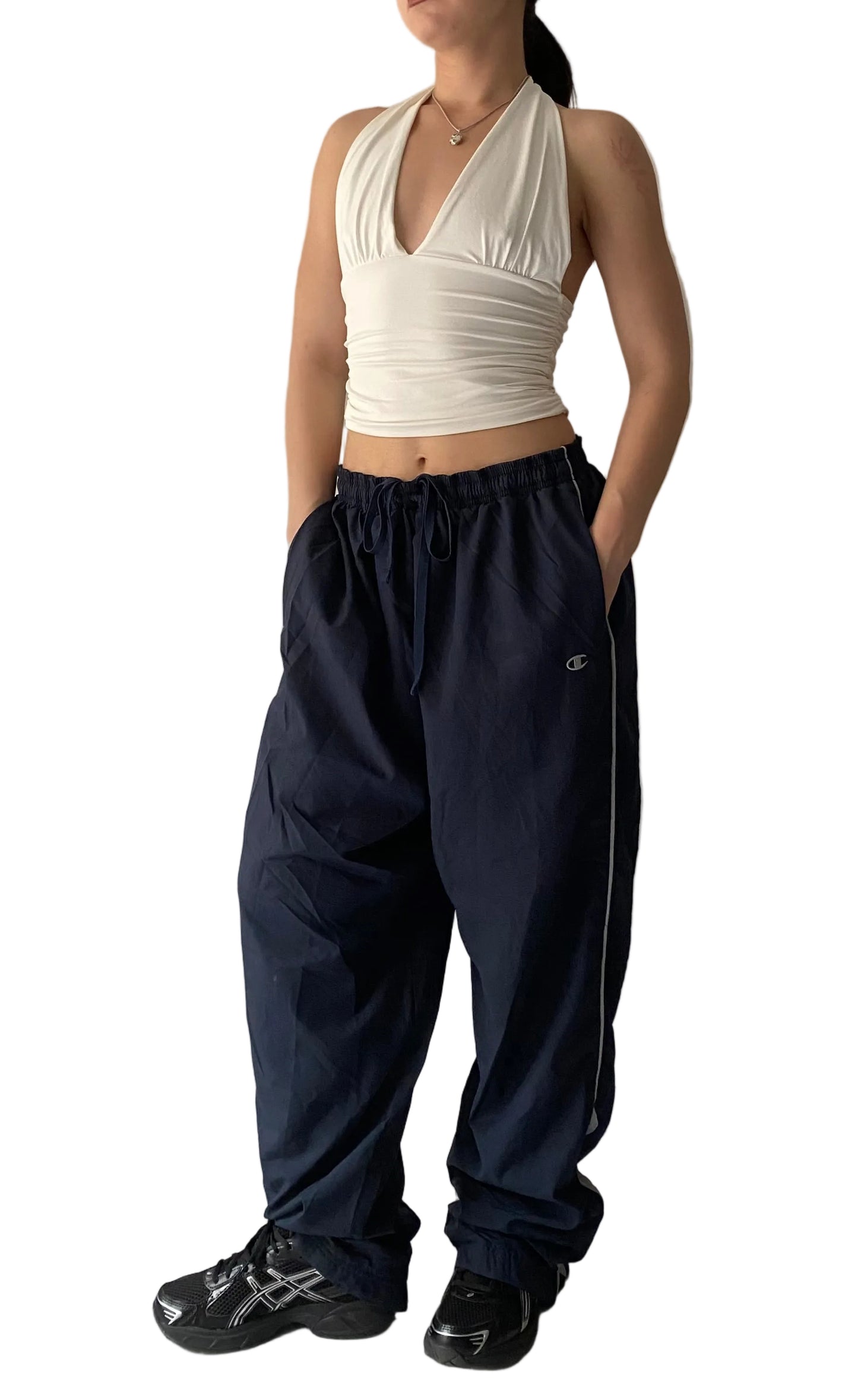 Vintage Champion baggy track pants