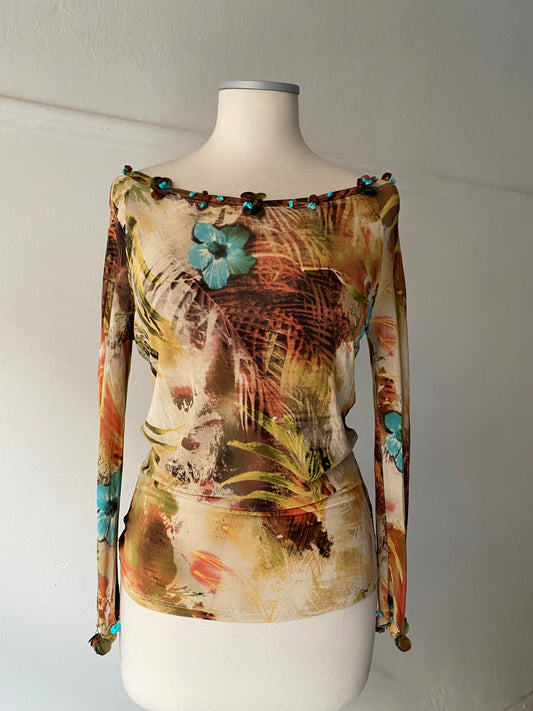 Vintage off shoulders top