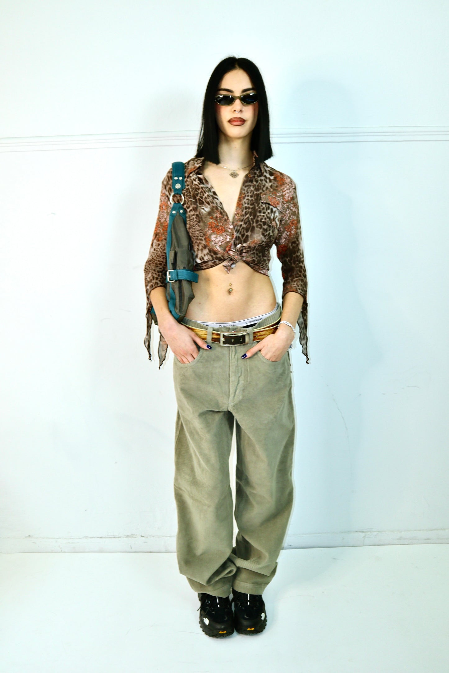 FreeMan T.Porter corduroy baggy pants