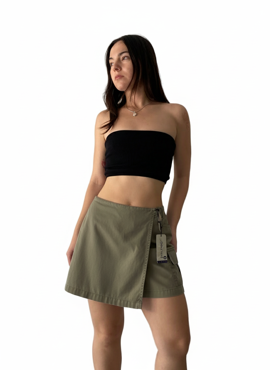 Deadstock innuendos khaki skort