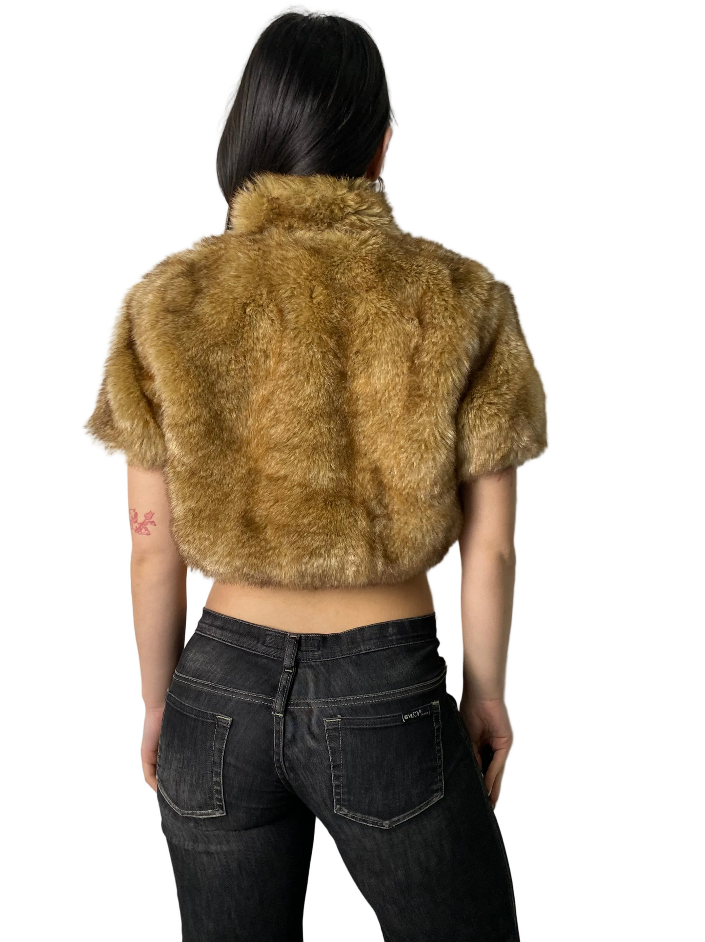 Cropped fur bolero