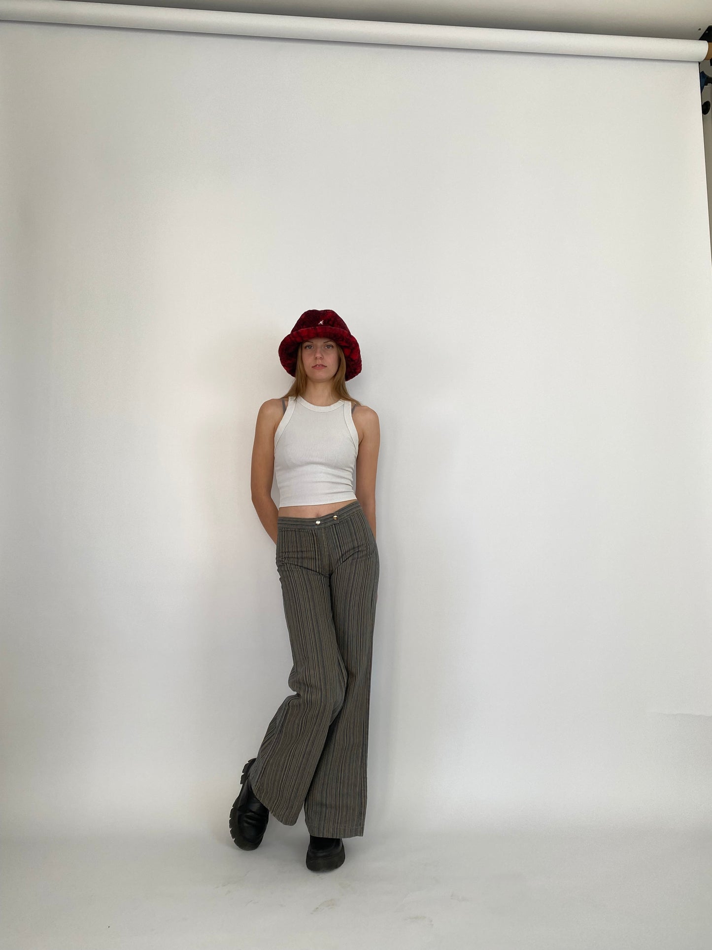 Deadstock angels striped jeans