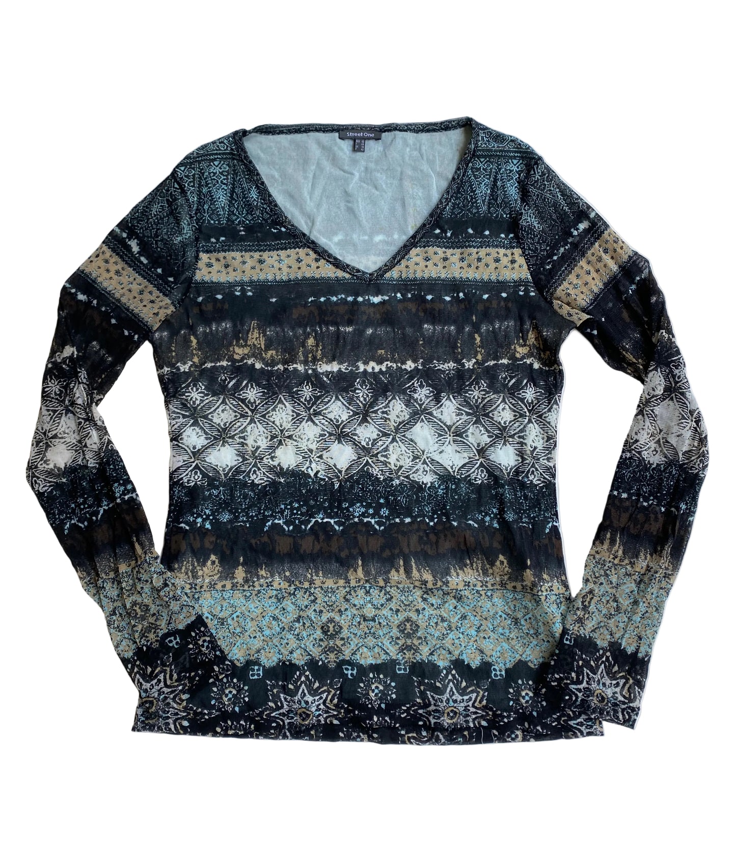 Vintage semi see through longsleeve top