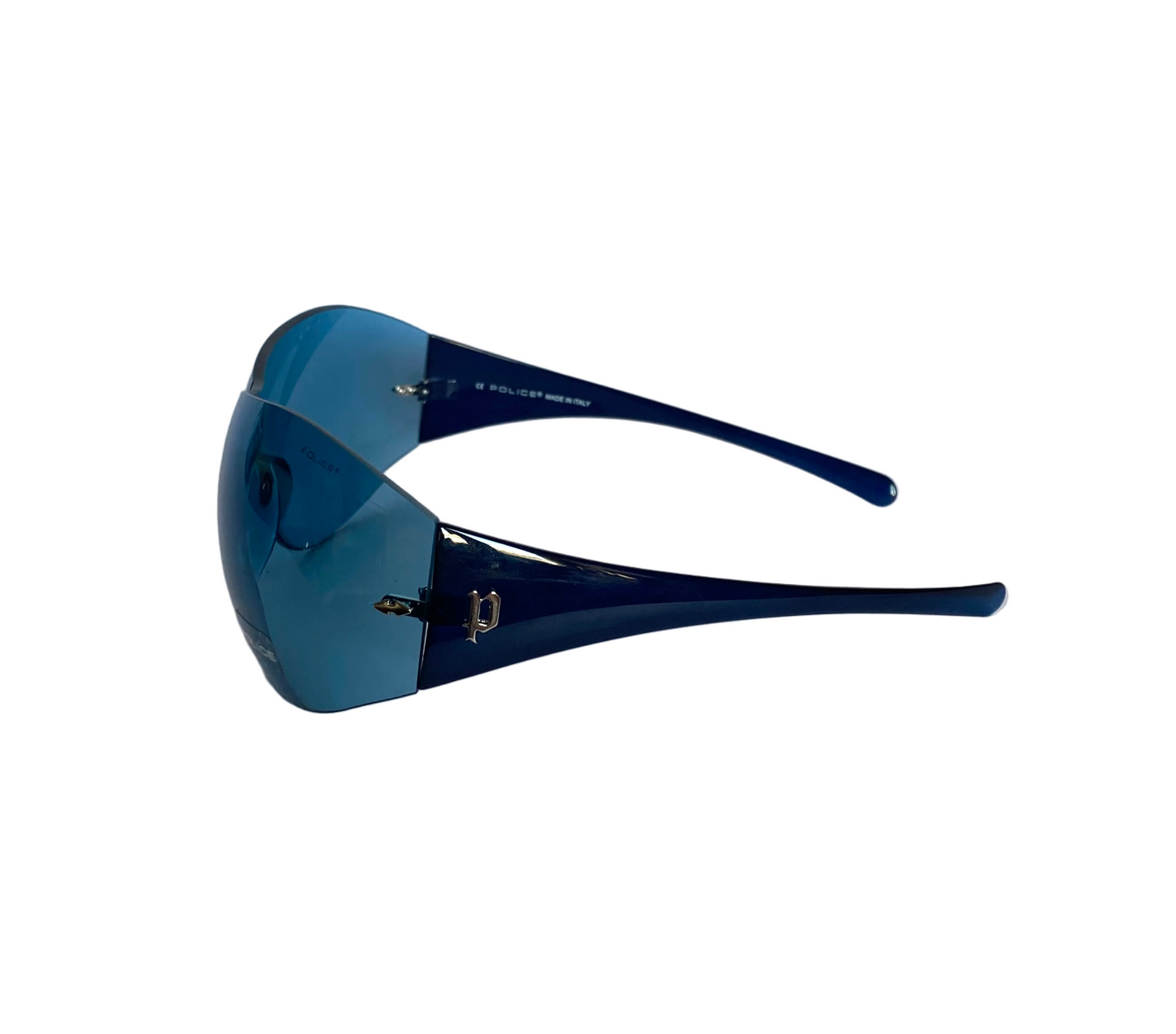 Vintage POLICE blue sunglasses