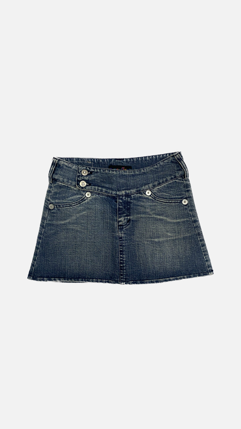 Deadstock Denim mini skirt