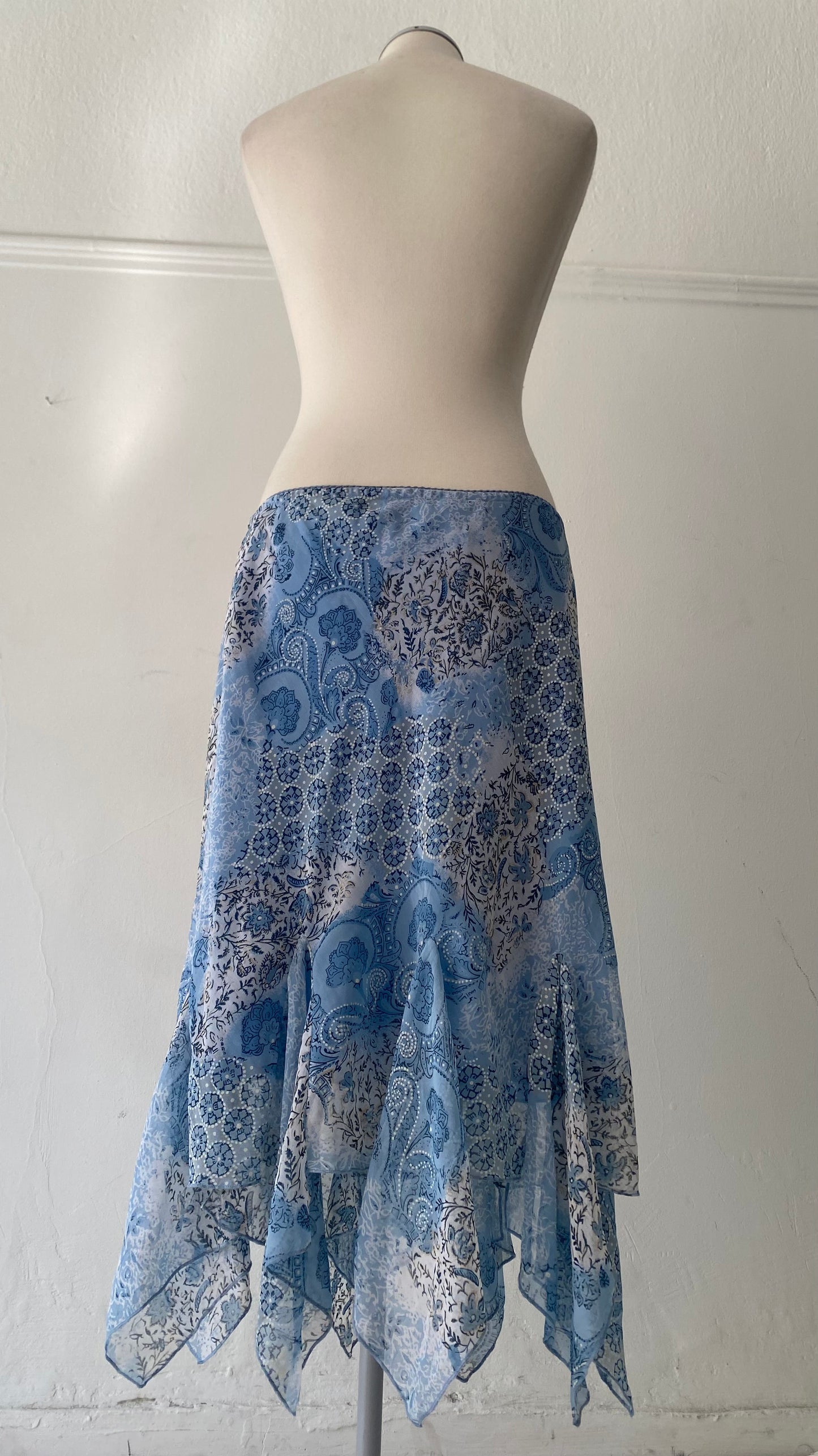 Vintage asymmetrical fairy skirt