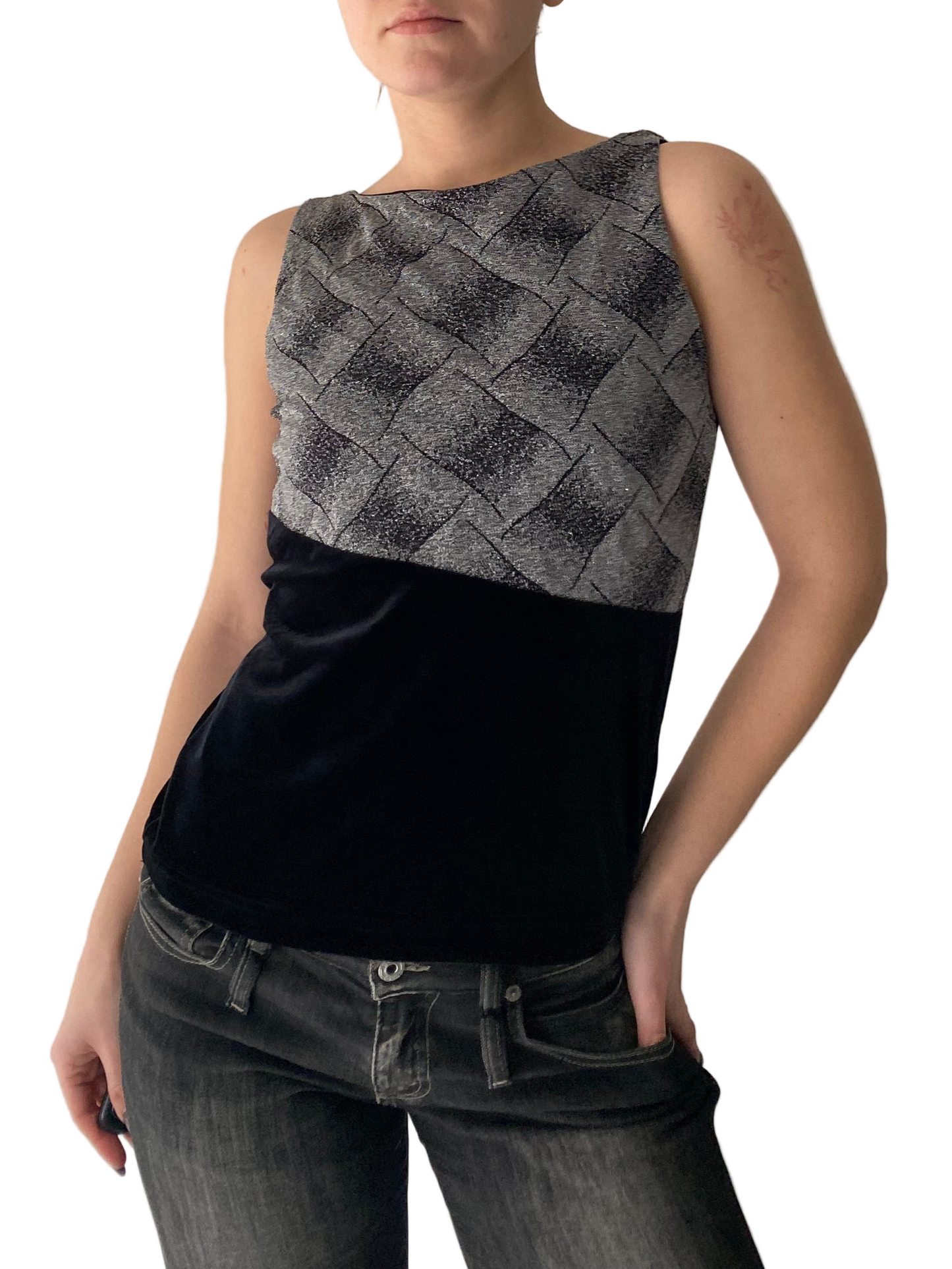 Vintage Barisal velvet tank top