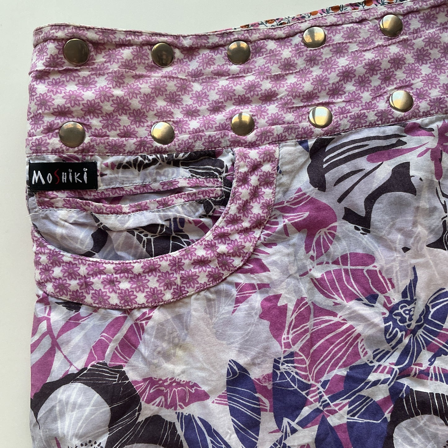 Moshiki wrap skirt