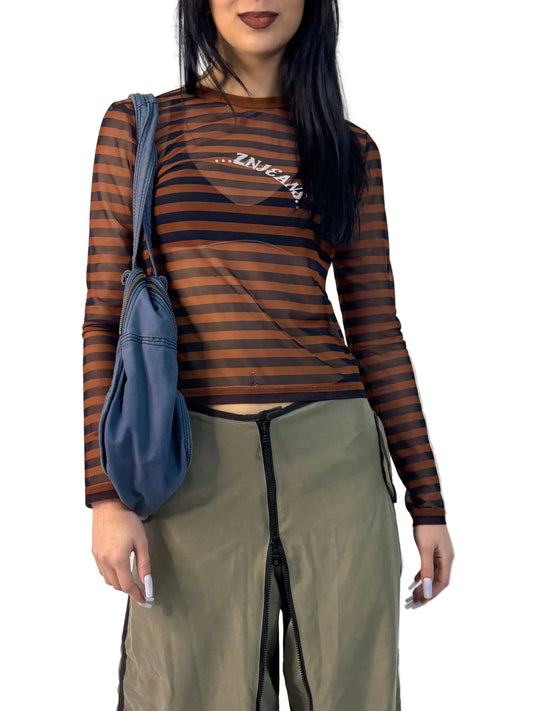Striped see through longsleeve