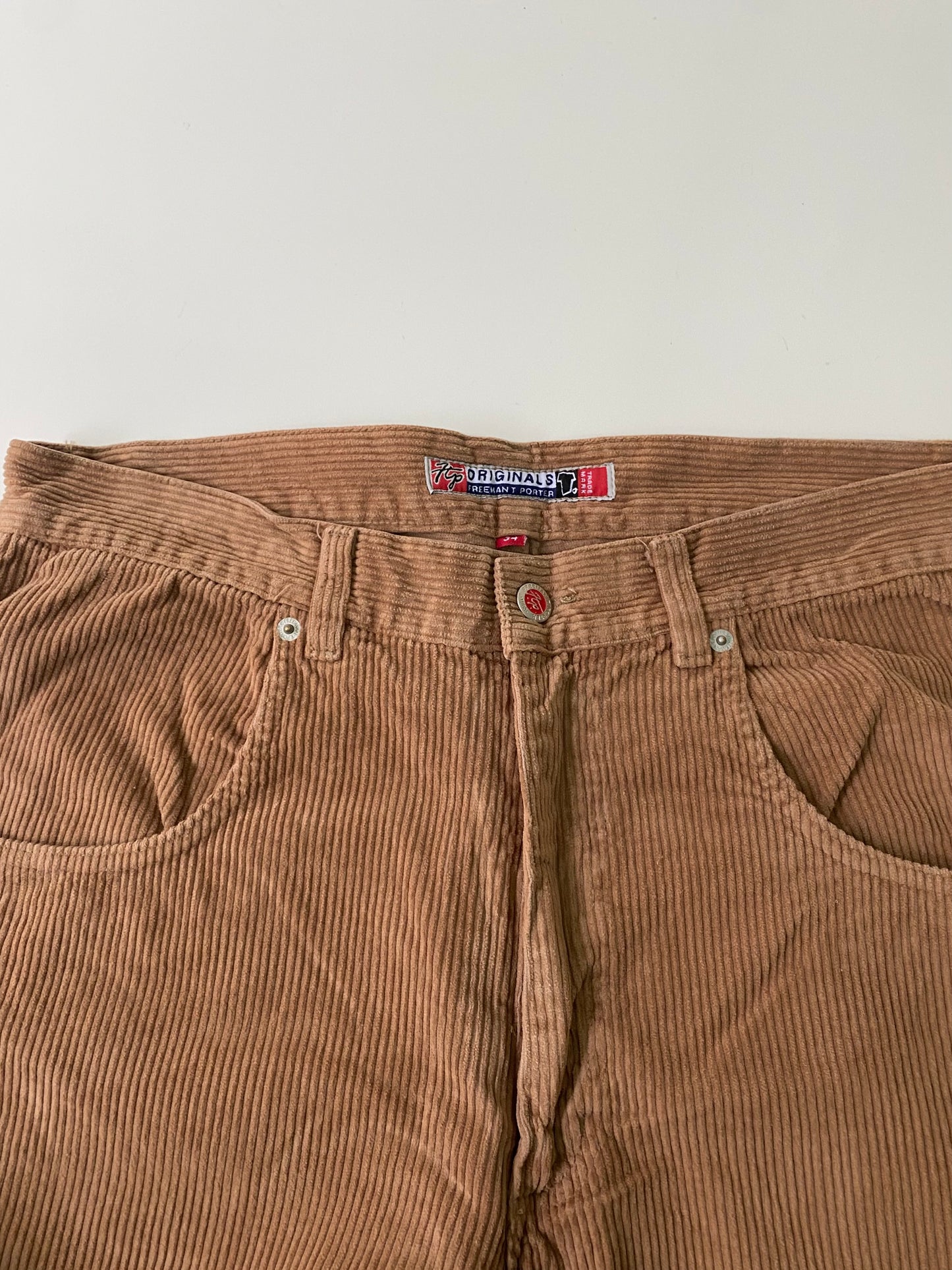 Freeman T.Porter corduroy baggy pants